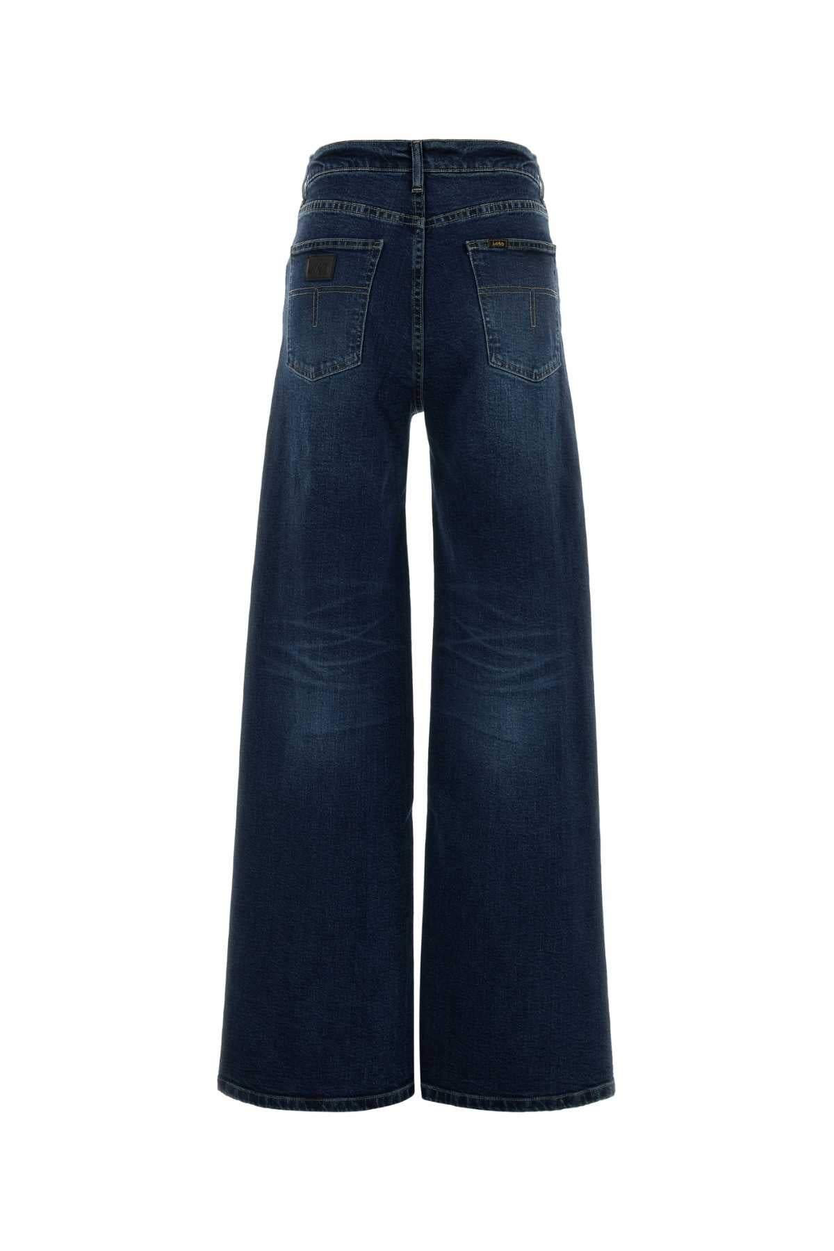 Lois Skater Jeans — Navy, view 2