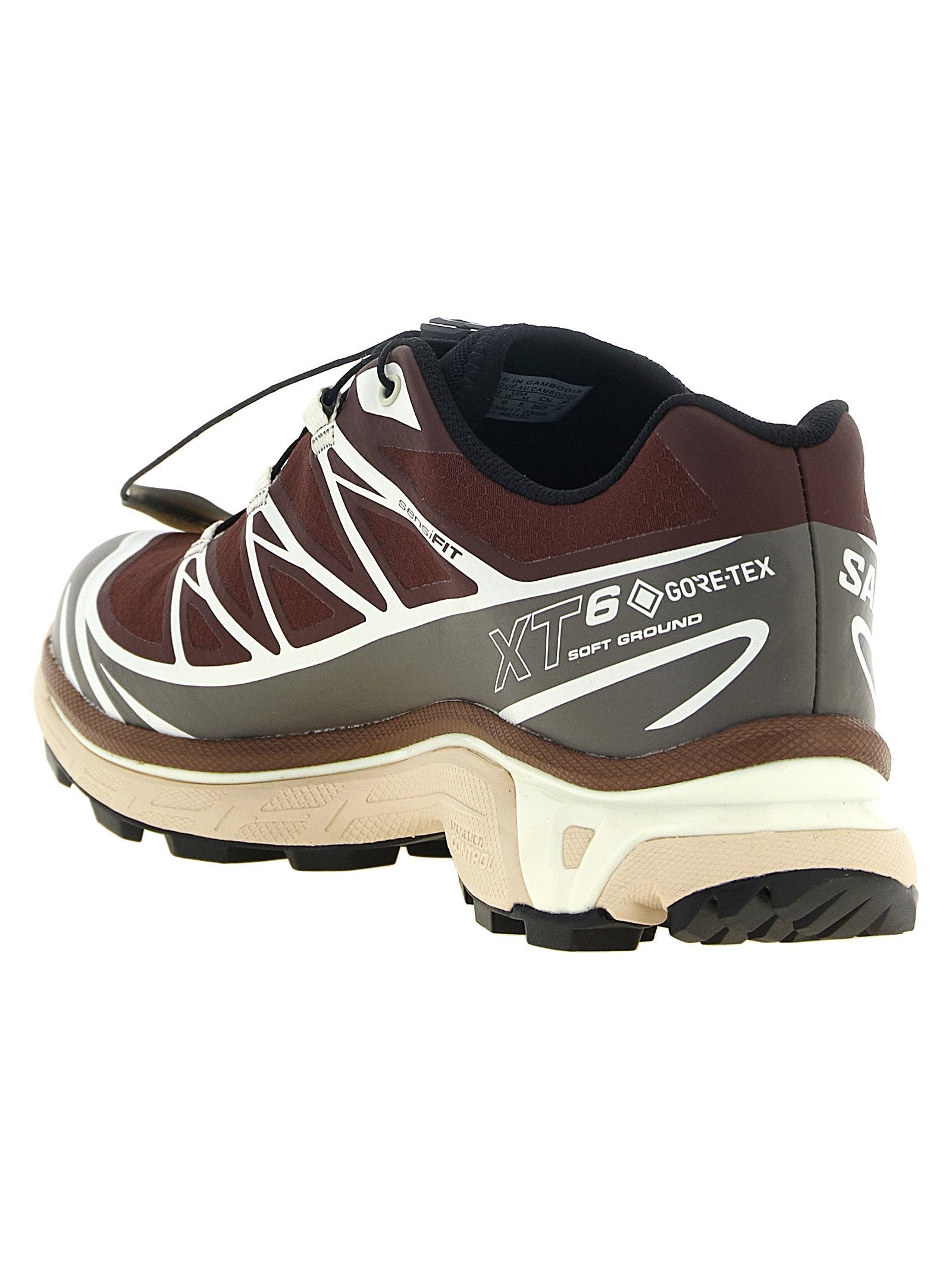 Salomon XT-6 GTX Sneakers — Brown, view 3