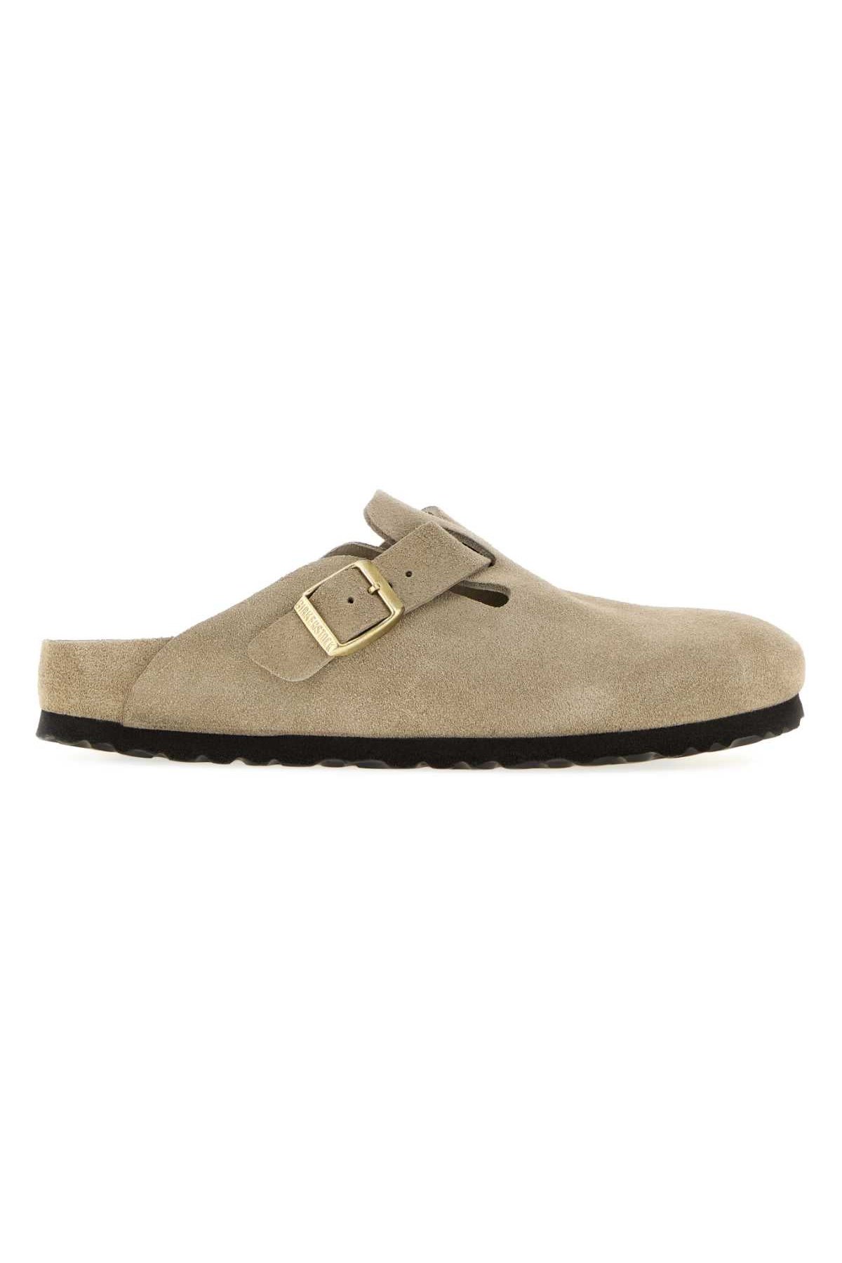 Birkenstock Boston Slippers — Beige by Birkenstock