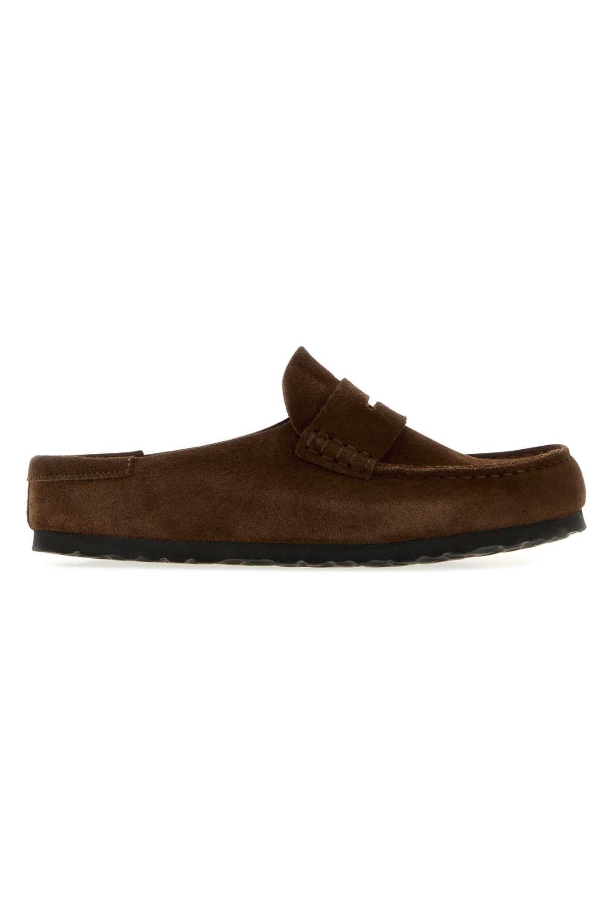 Birkenstock Naples Slippers — Brown by Birkenstock