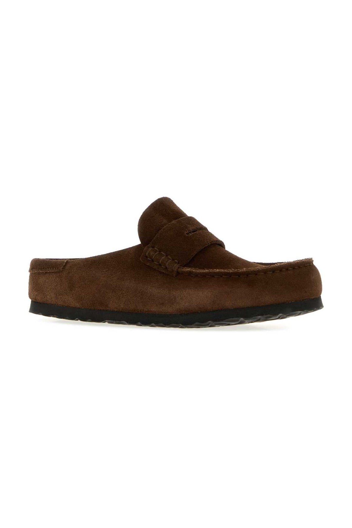 Birkenstock Naples Slippers — Brown, view 2