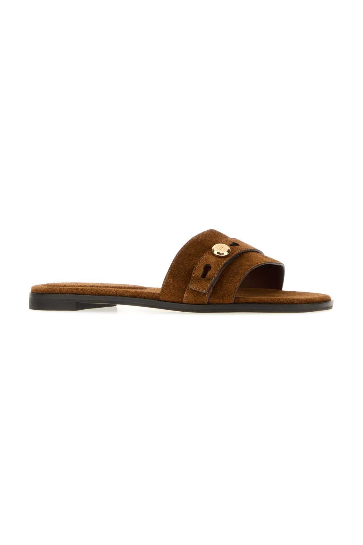 Tory Burch Romy Slide — Brown, view 2