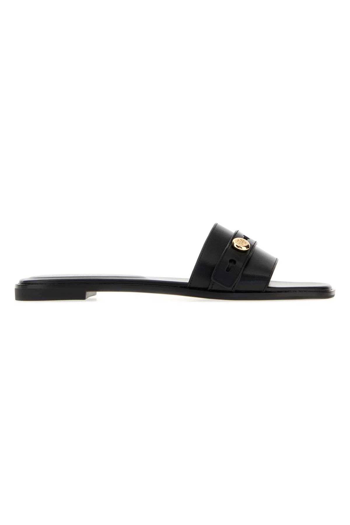 Tory Burch Romy Flat — Black by Tory Burch