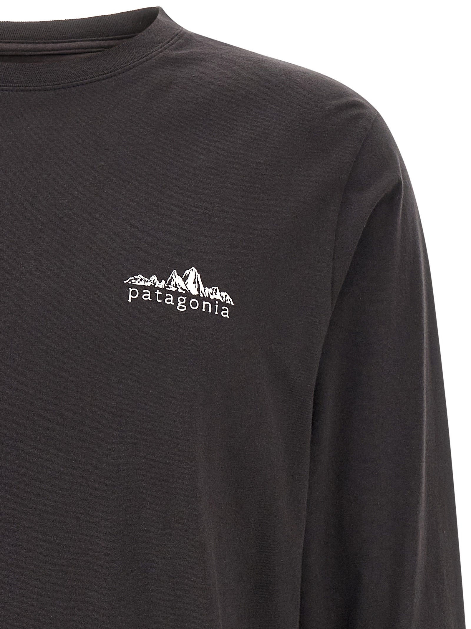 Patagonia Fitz Roy T-Shirt — Black, view 3