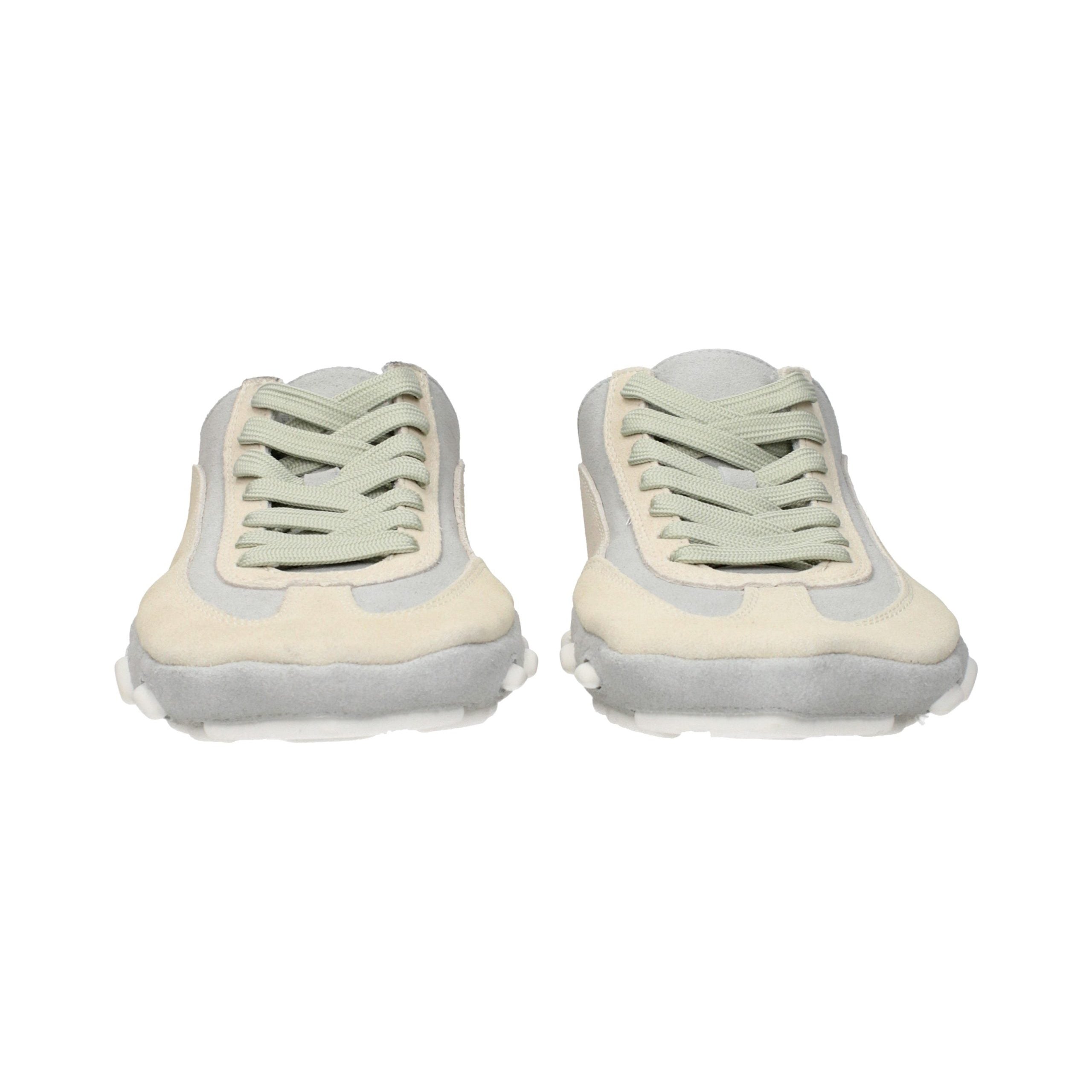 Magliano Vintage Leather and Suede Sneakers — Beige, view 3