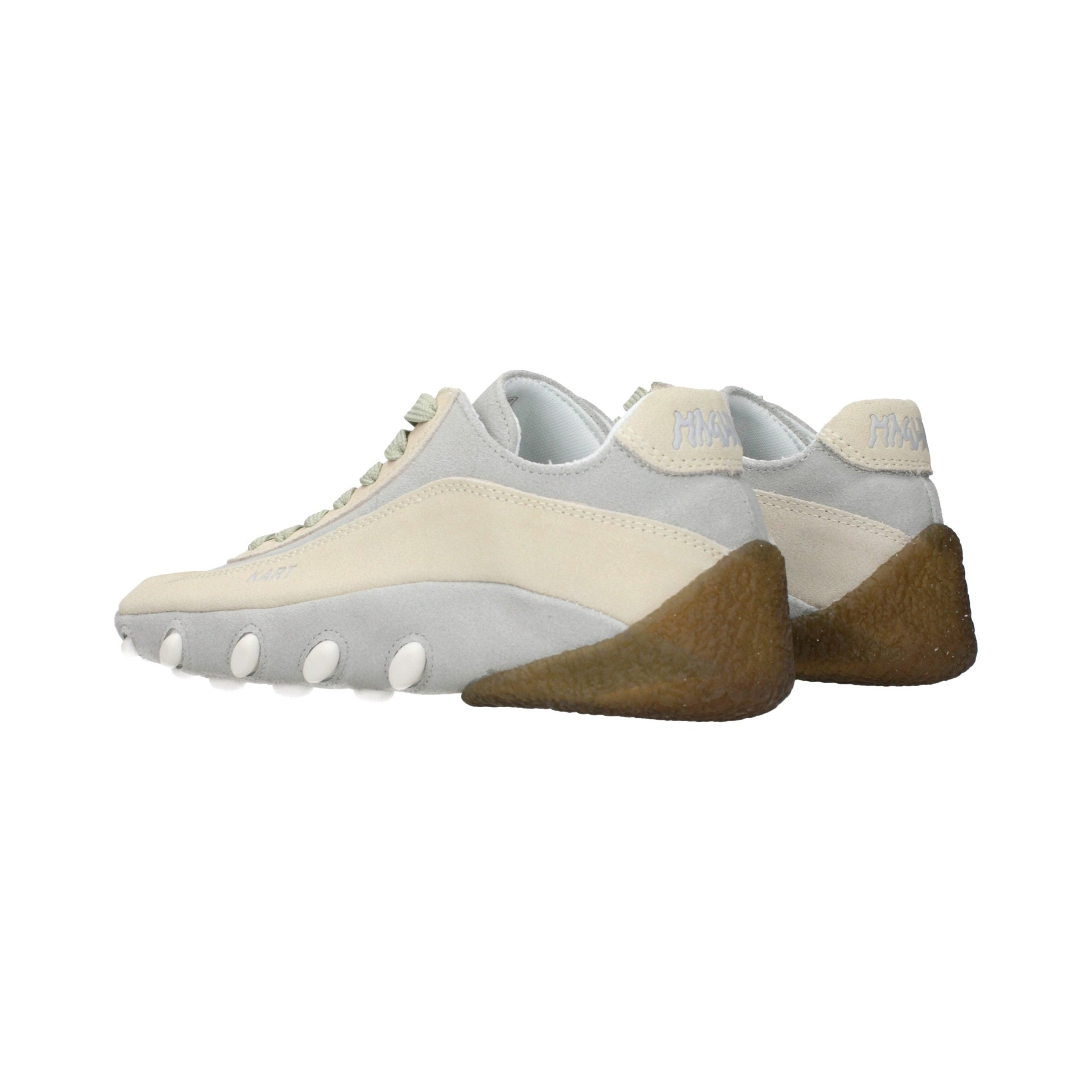 Magliano Vintage Leather and Suede Sneakers — Beige, view 4