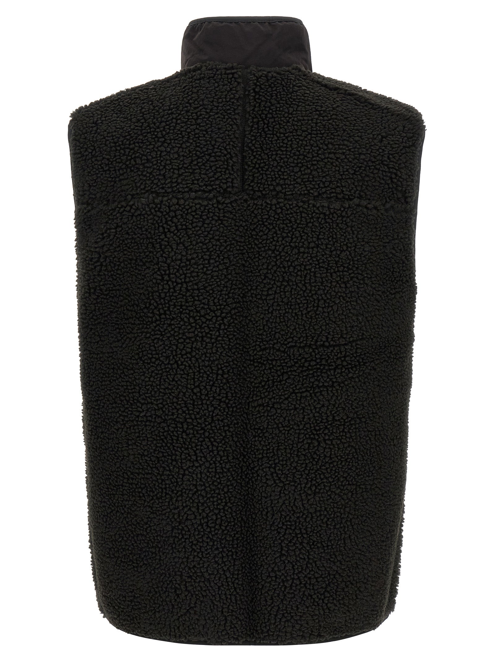 Patagonia Fleece Vest — Black, view 2