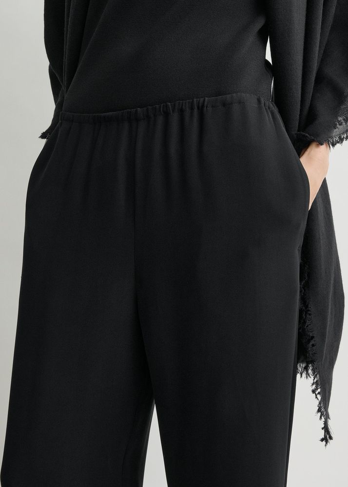 Toteme Trousers — Black, view 2