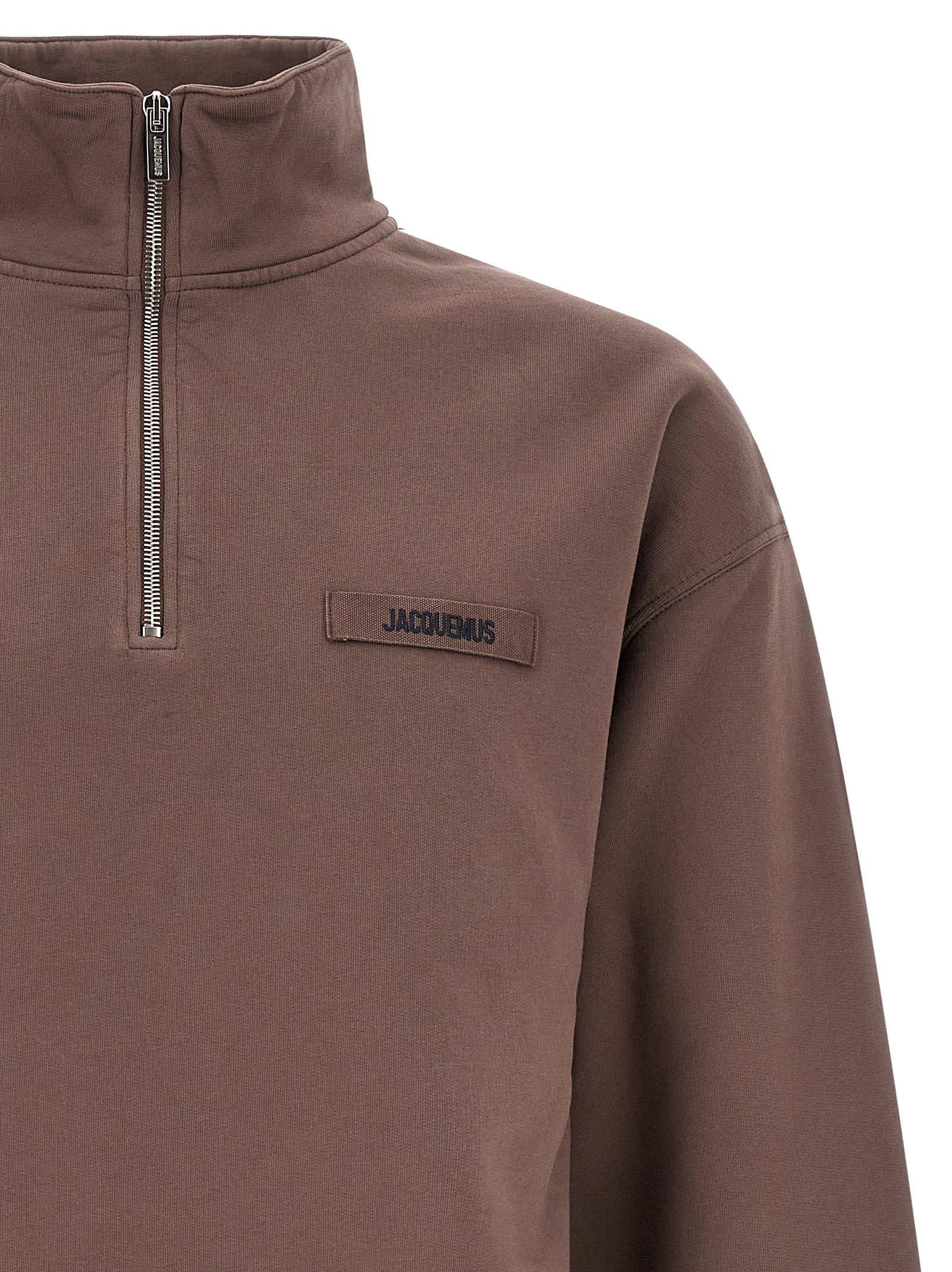 Jacquemus Sweatshirt — Brown, view 3