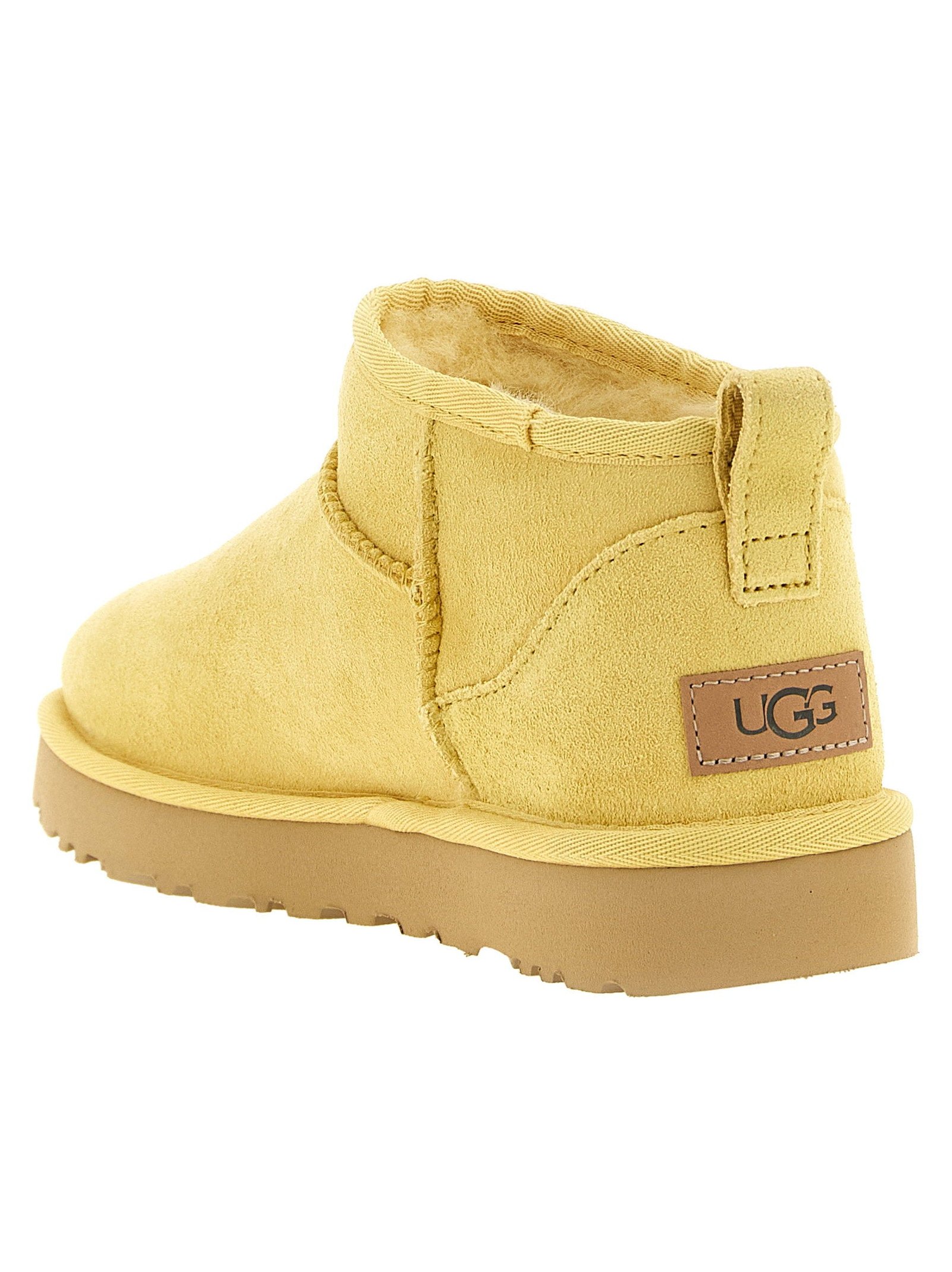 UGG Inverted Sheepskin Ankle Boot — Yellow, view 3