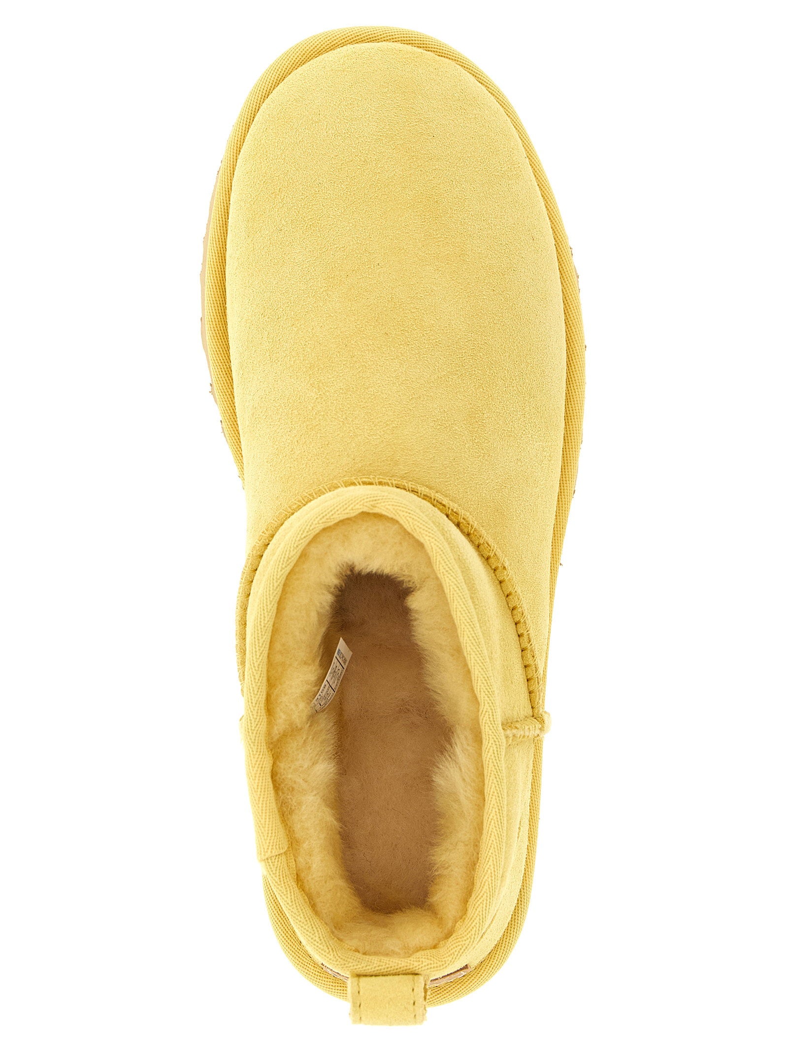 UGG Inverted Sheepskin Ankle Boot — Yellow, view 4