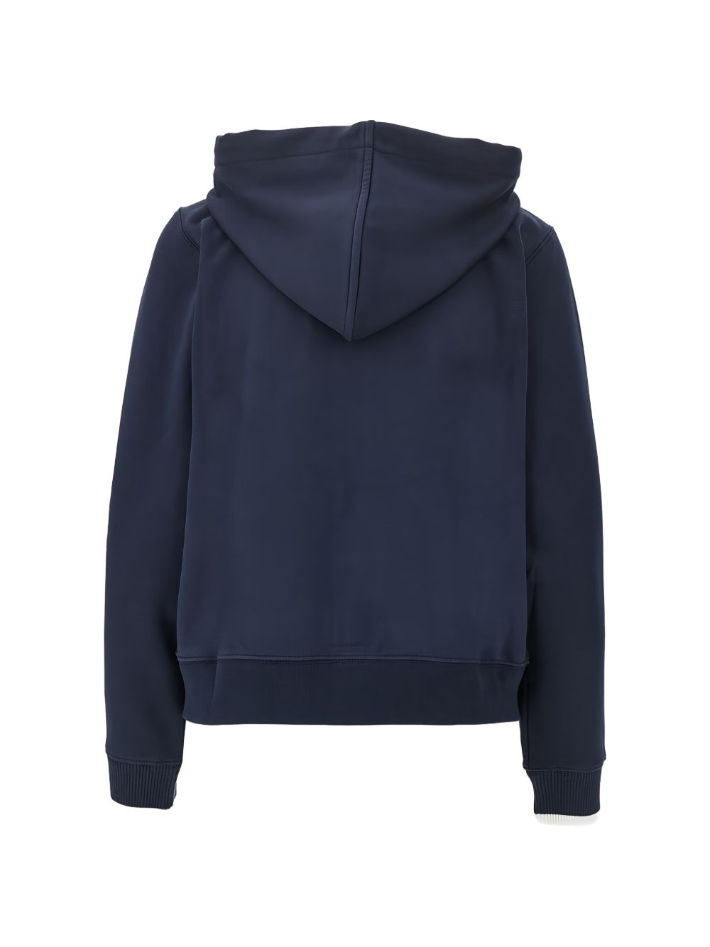 Emporio Armani Embroidered Logo Hoodie — Navy, view 3