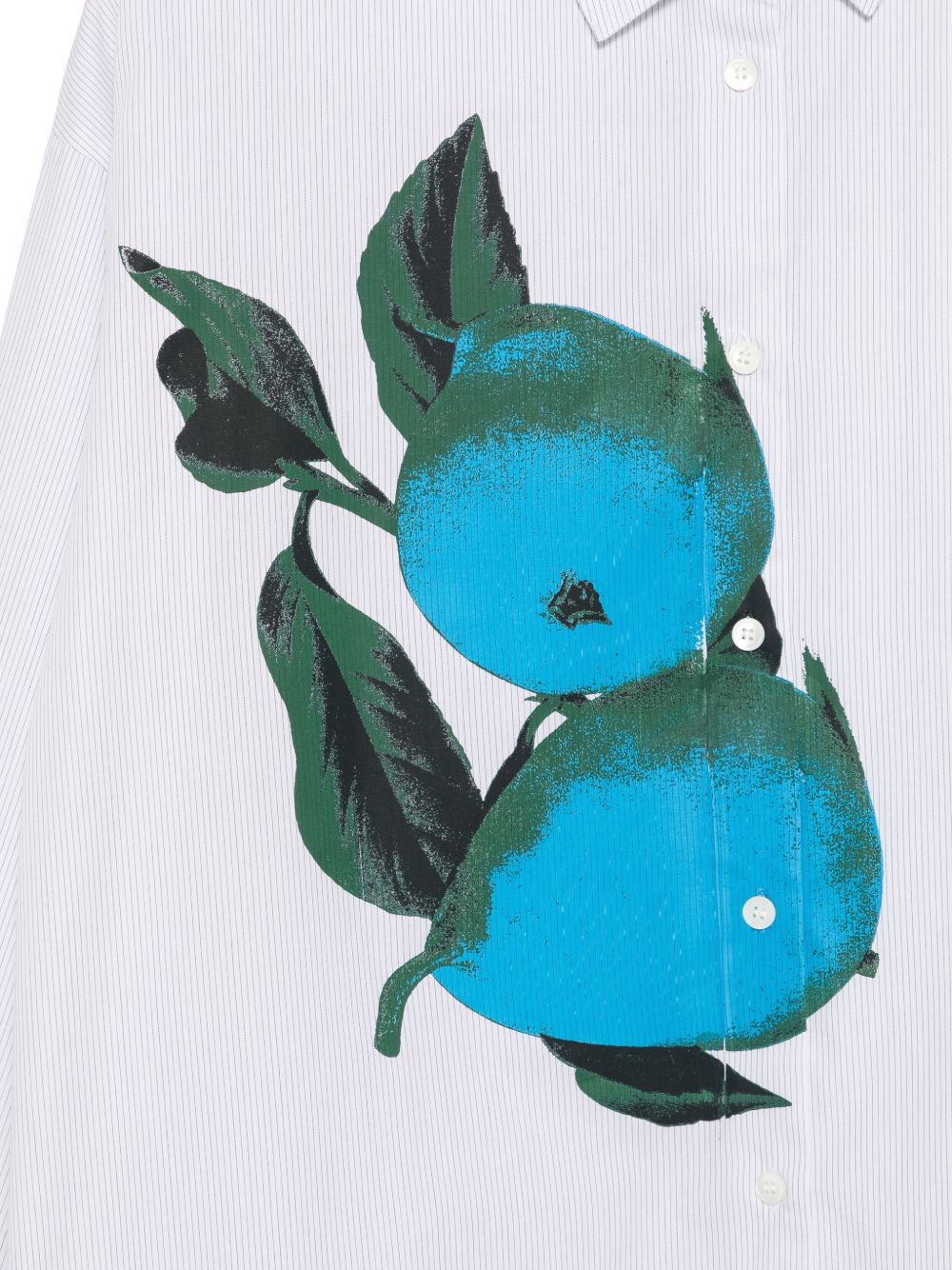Paul Smith Fruit-Print Shirt — White, view 3