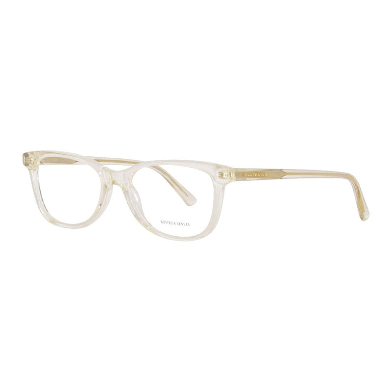 Bottega Veneta BV1028O004 Square Full-Rim Eyeglasses — Beige by Bottega Veneta