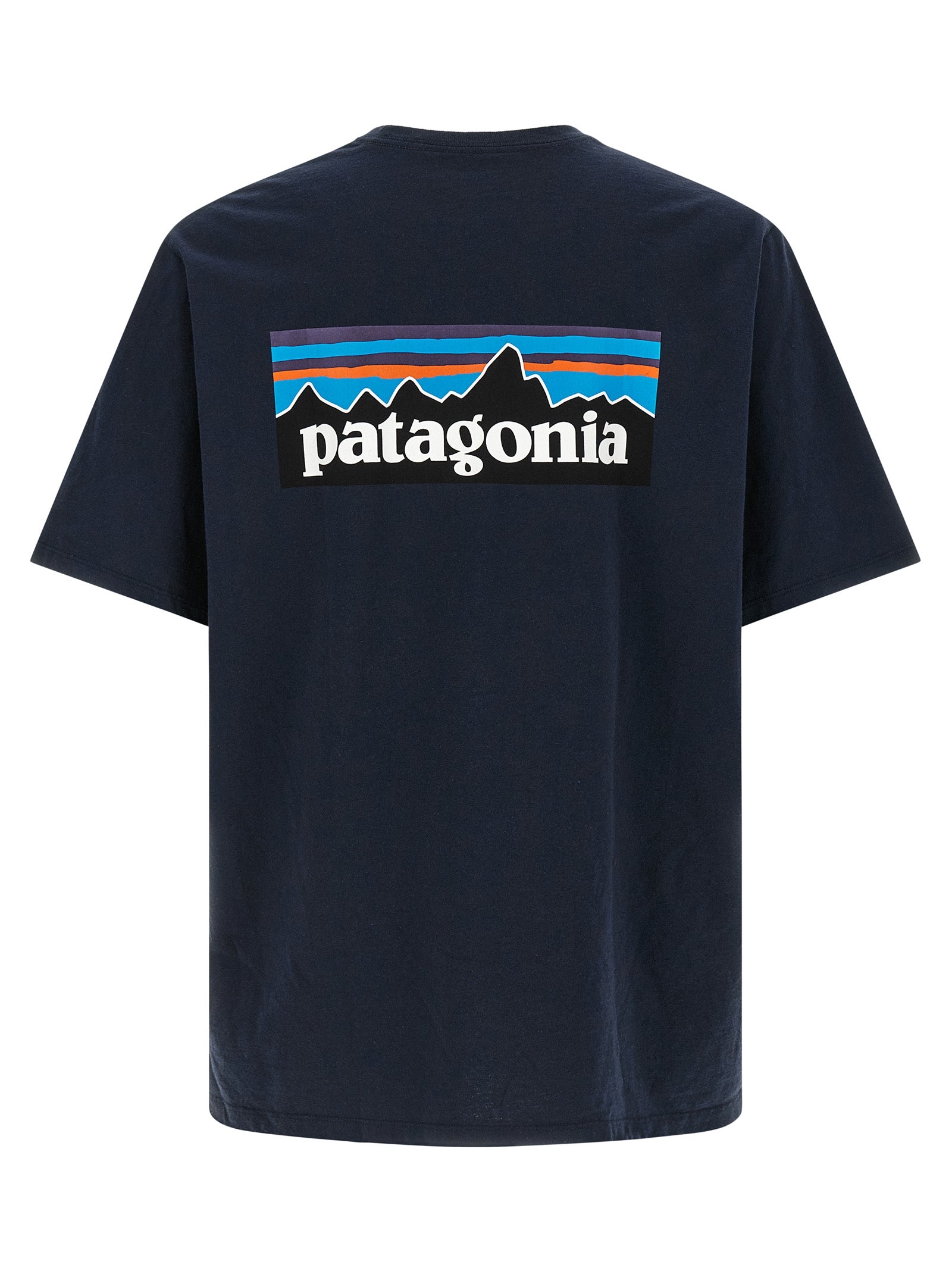 Patagonia Logo-Print T-Shirt — Blue, view 2