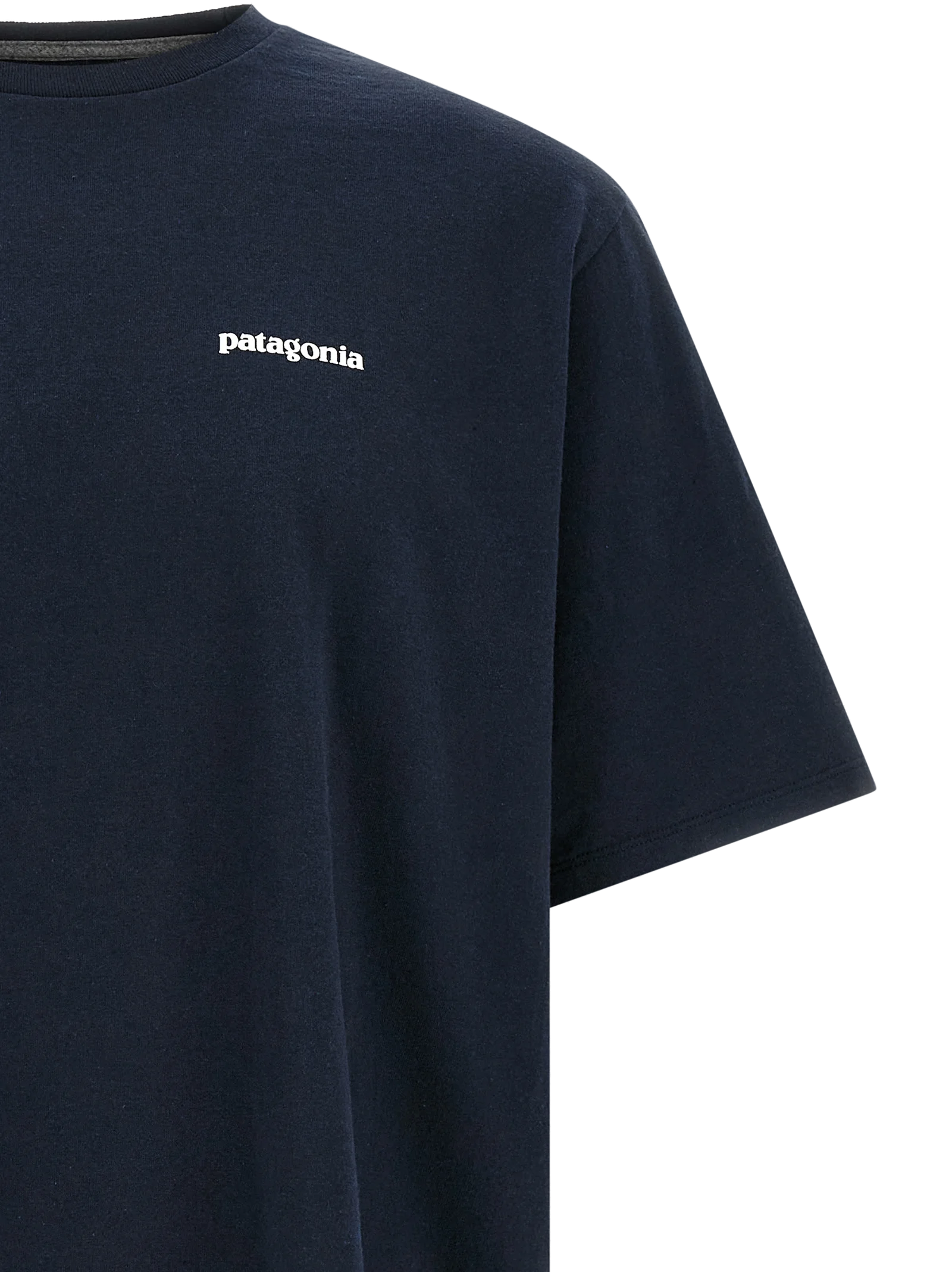 Patagonia Logo-Print T-Shirt — Blue, view 3