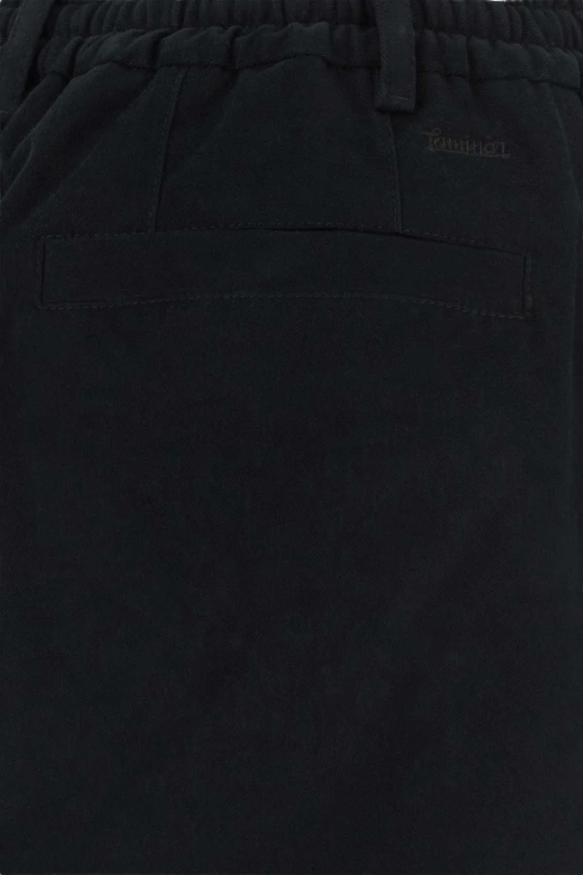 Herno Laminar Cotton-Elastane Trousers — Black, view 3