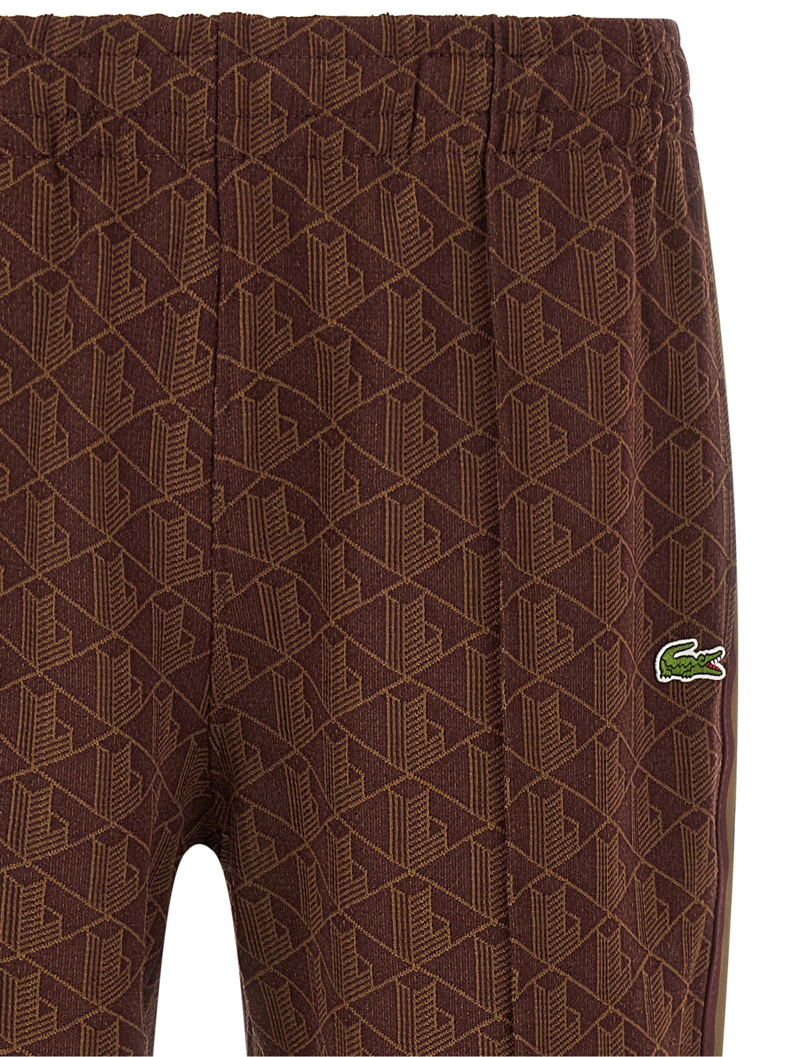 Lacoste Paris Joggers — Brown, view 3