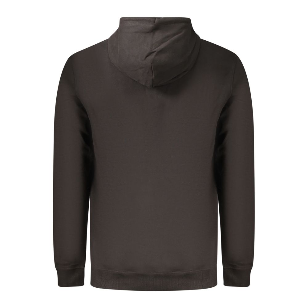 Tommy Hilfiger Logo-Embroidered Cotton Hoodie — Black, view 2