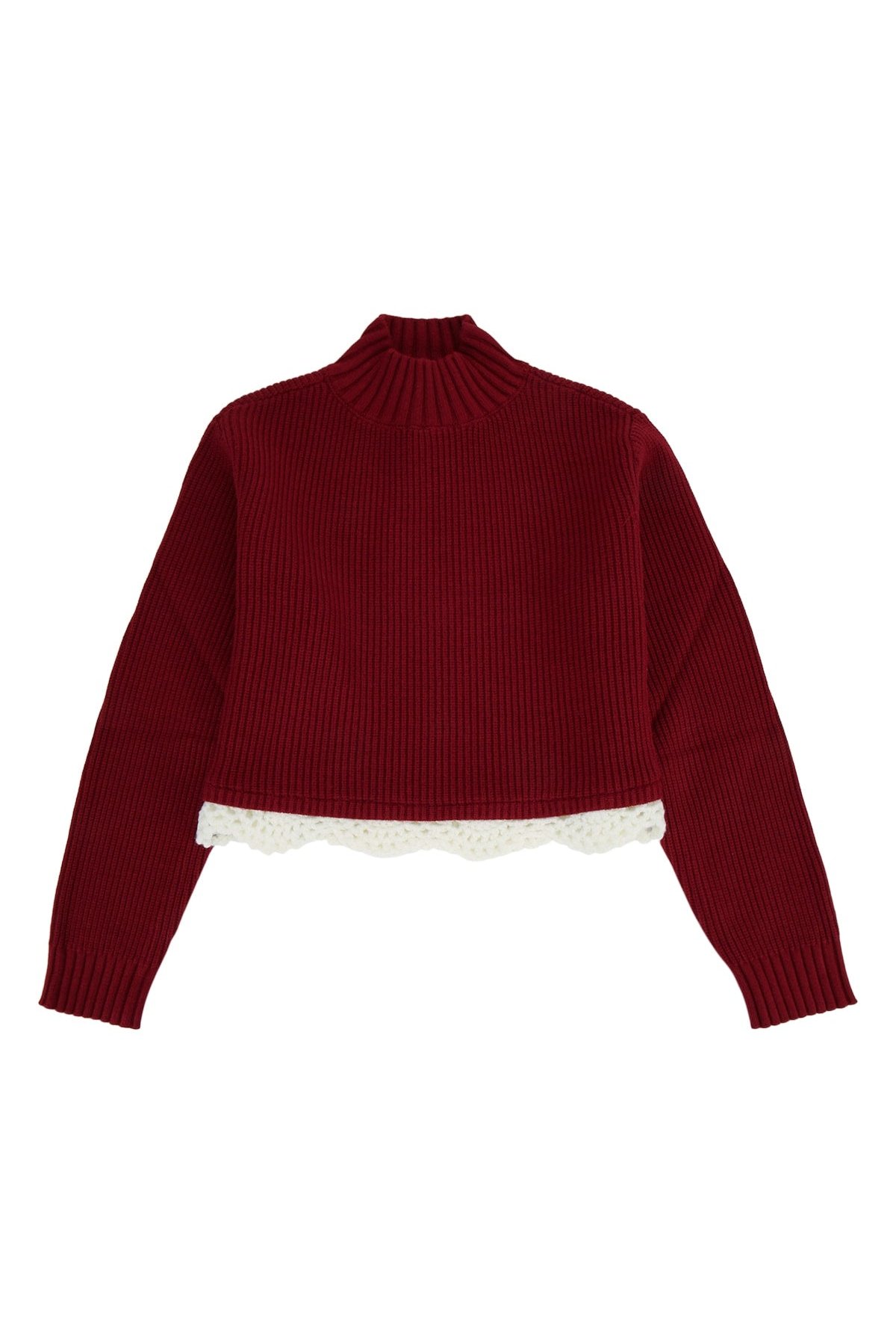 Twin-Set Dettaglio Sweater — Red by Twin-Set