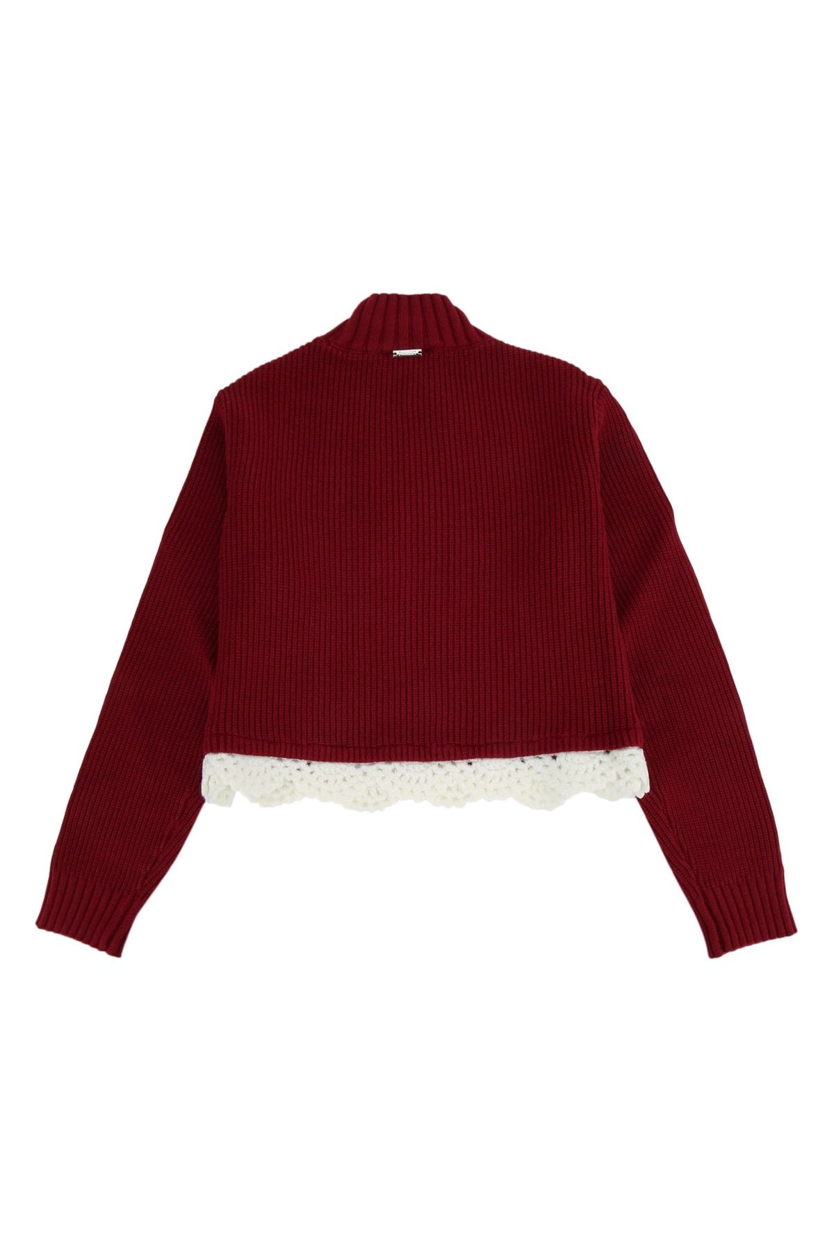 Twin-Set Dettaglio Sweater — Red, view 2