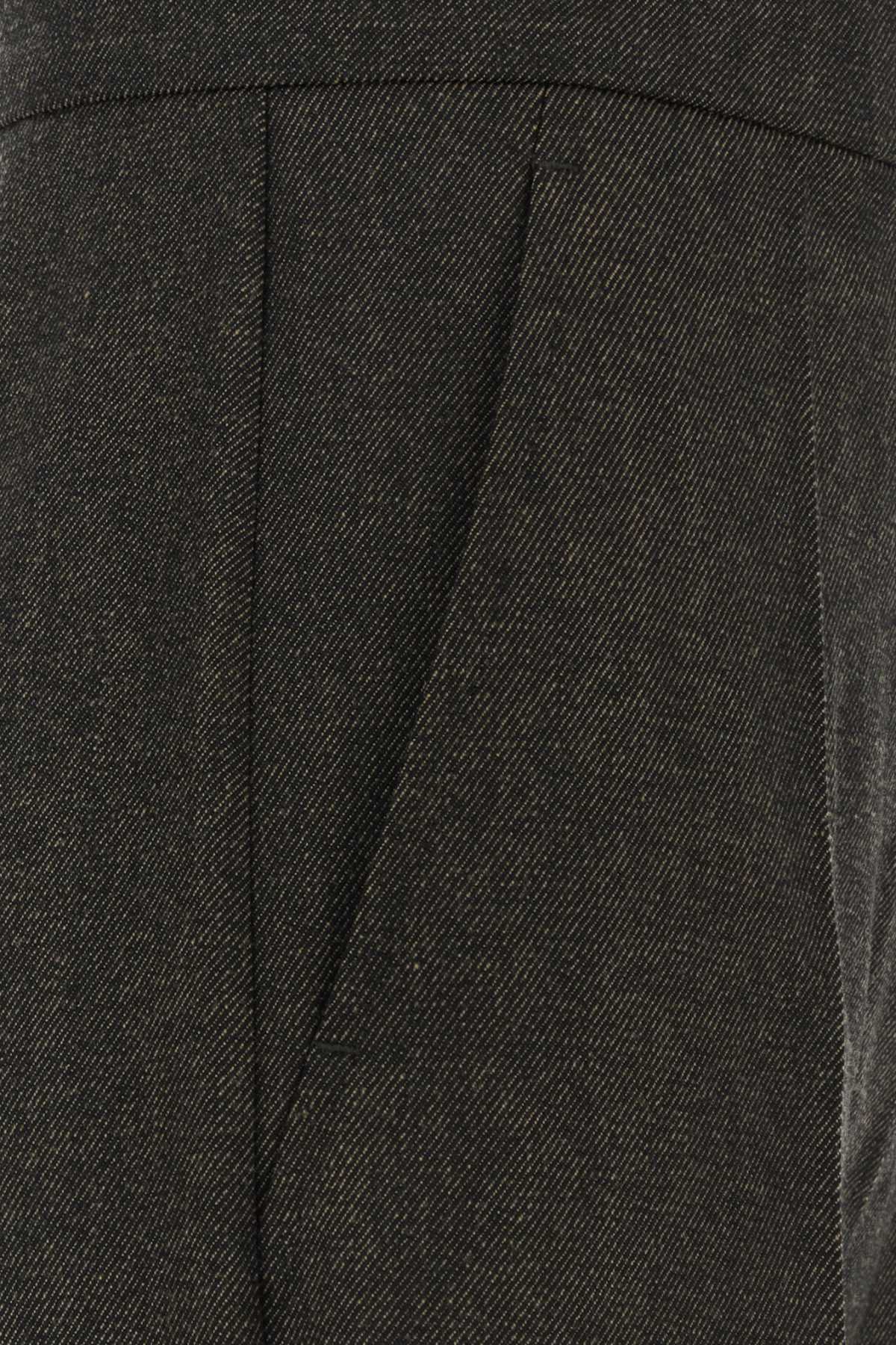 Max Mara Virgin Wool Trousers — Gray, view 3