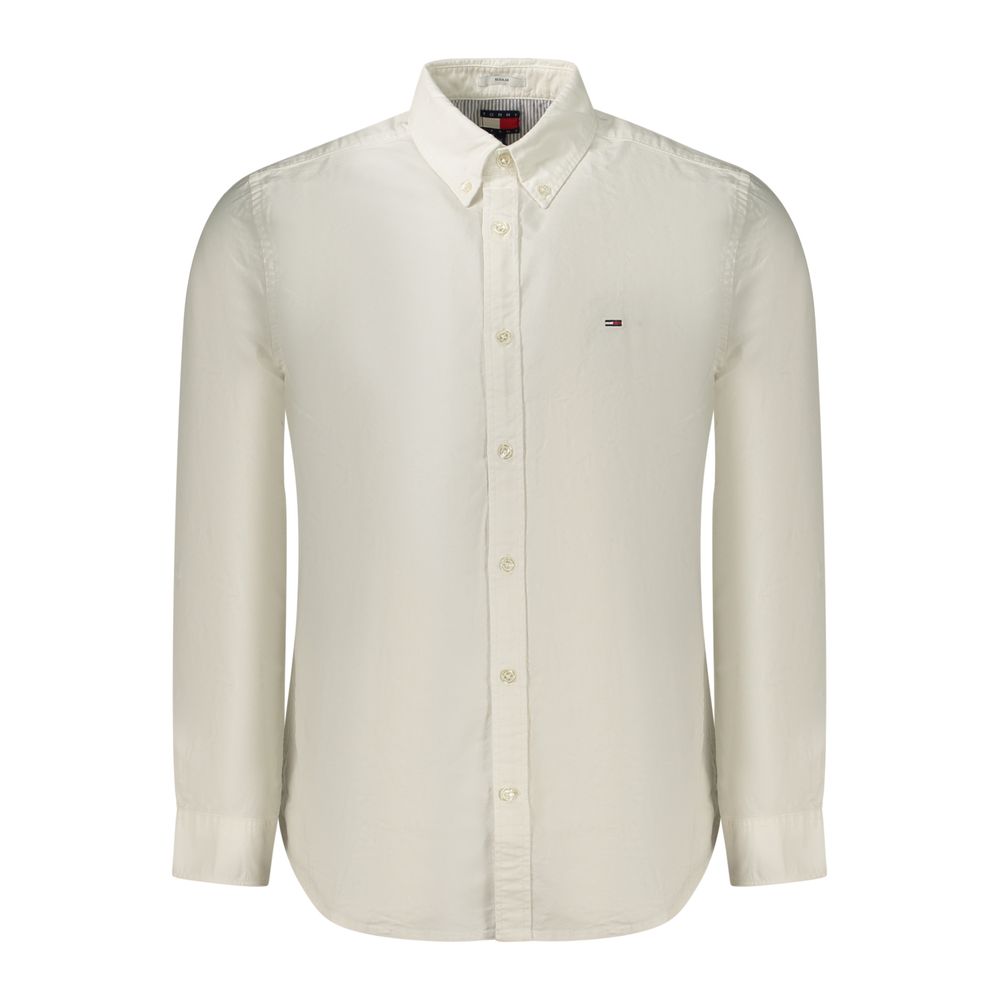 Tommy Hilfiger Cotton Button-Down Shirt — White by Tommy Hilfiger