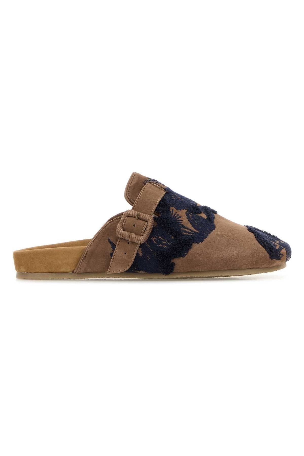 Baziszt Shoes Slipper — Brown by Baziszt