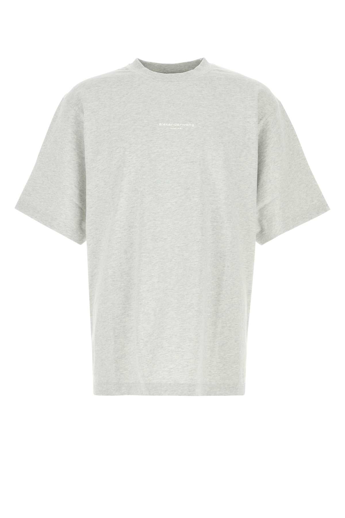 Alexander Wang Oversize Cotton T-Shirt — Gray - XS by Alexander Wang