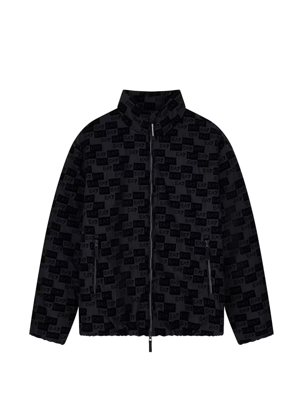 EA7 Allover Logo Bomber Jacket — Black by EA7