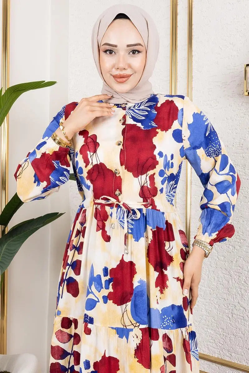 Tunnel Waist Hijab Dress, view 2