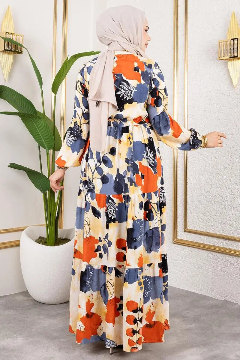 Tunnel Waist Hijab Dress, view 4
