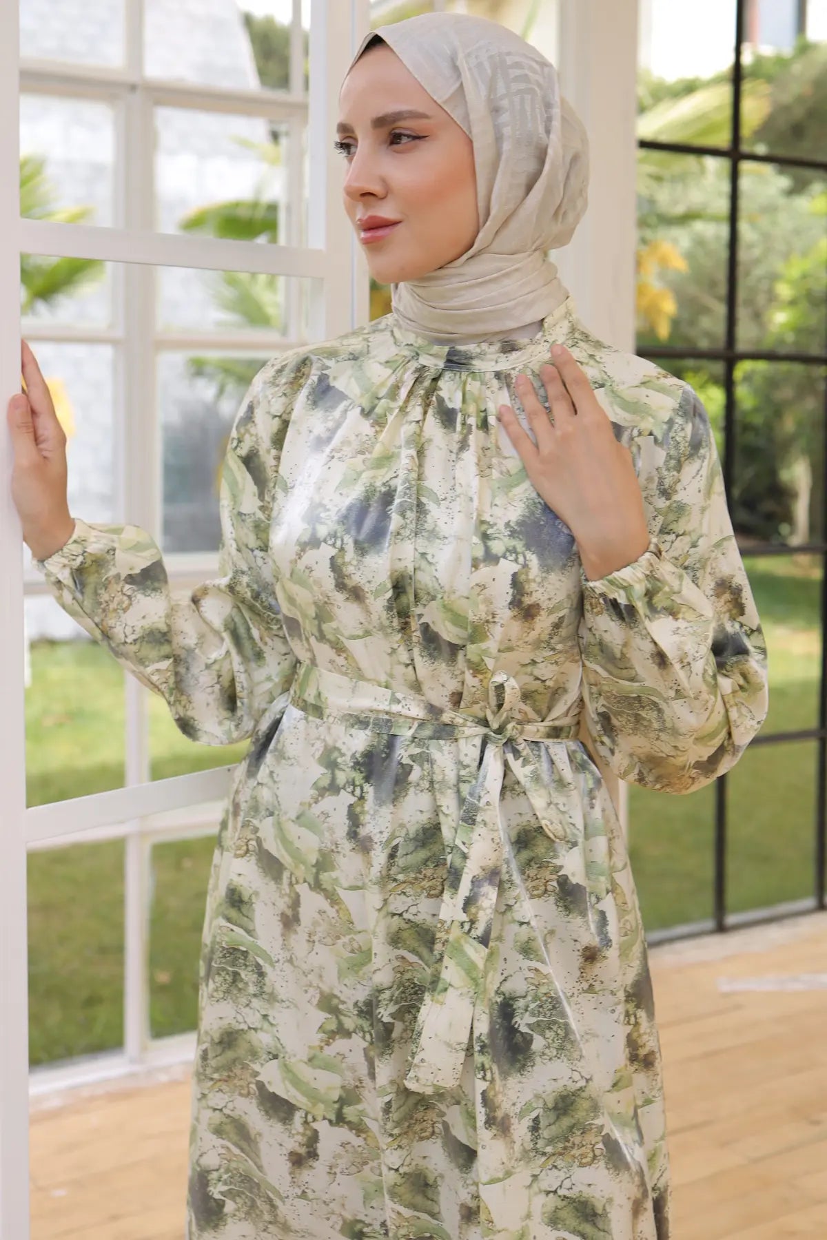 Patterned Dress, view 2