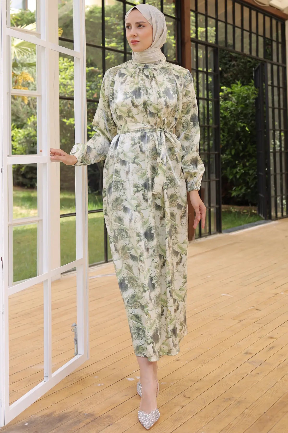 Patterned Dress, view 4