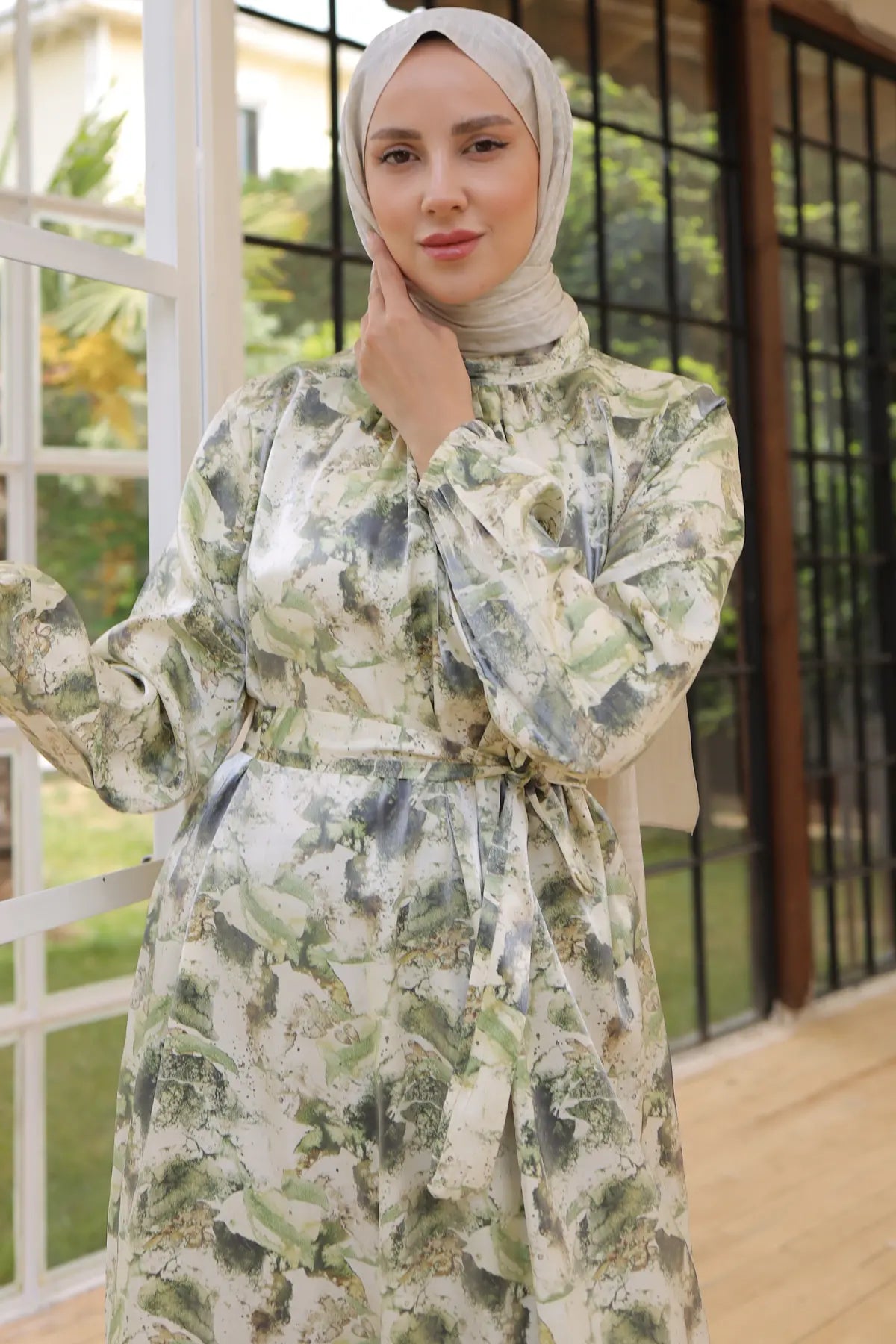 Patterned Dress, view 5