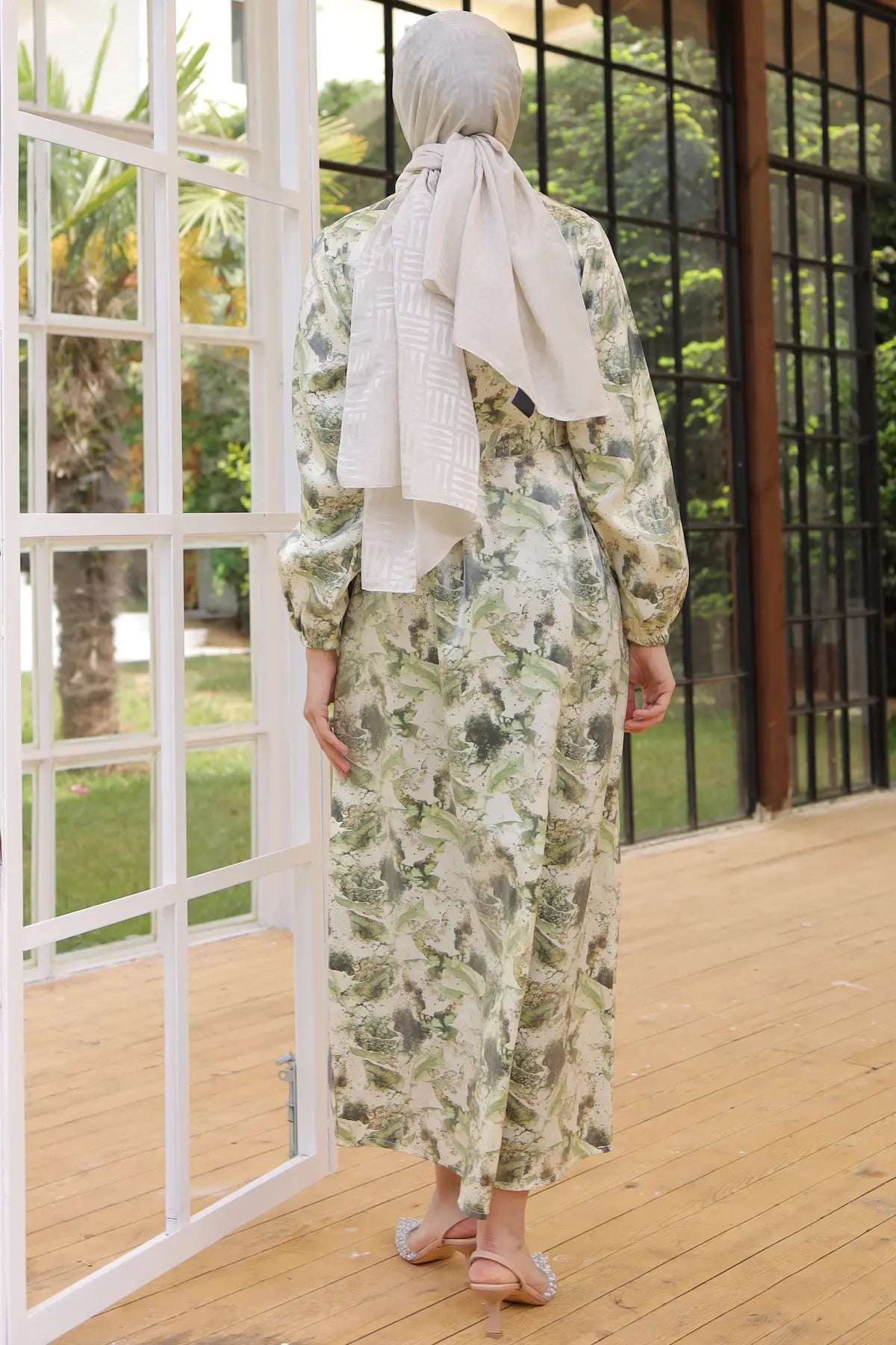 Patterned Dress, view 6