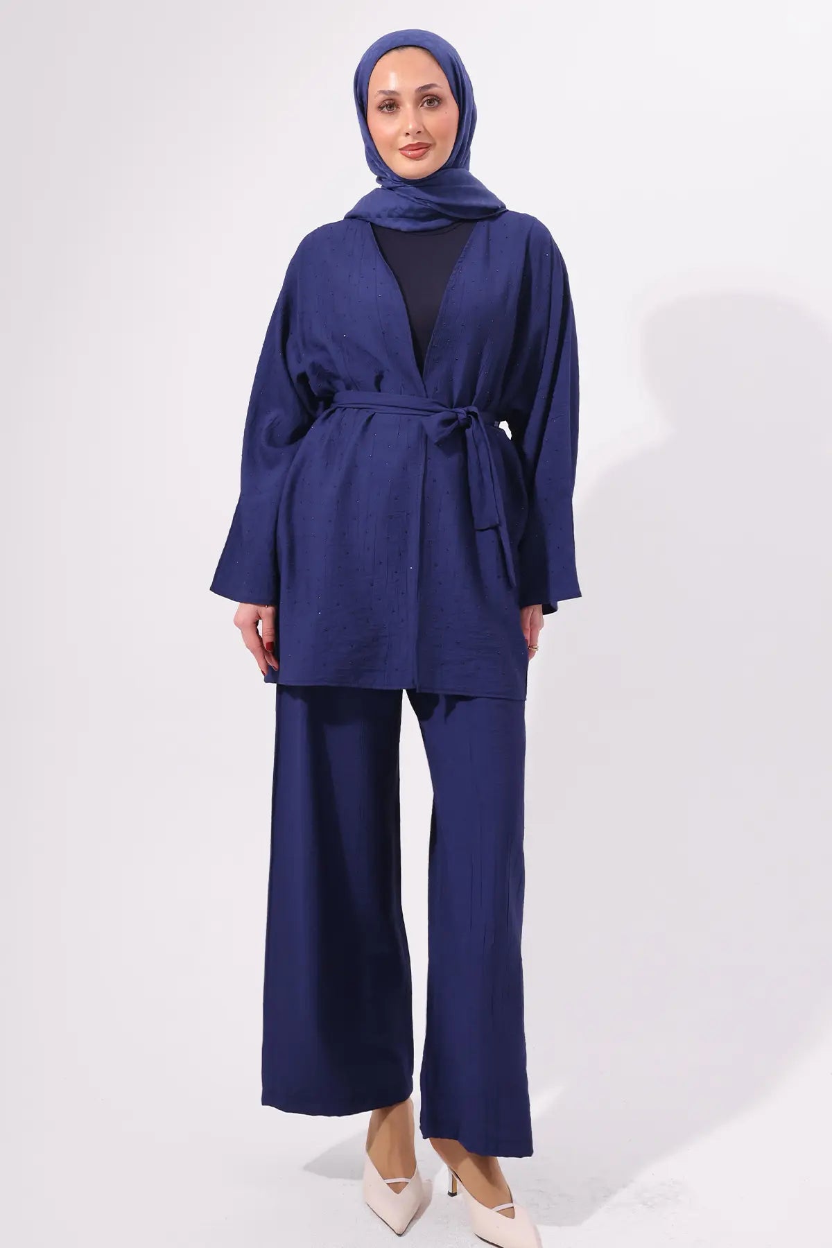 Stone Embellished Two-piece Set, view 2