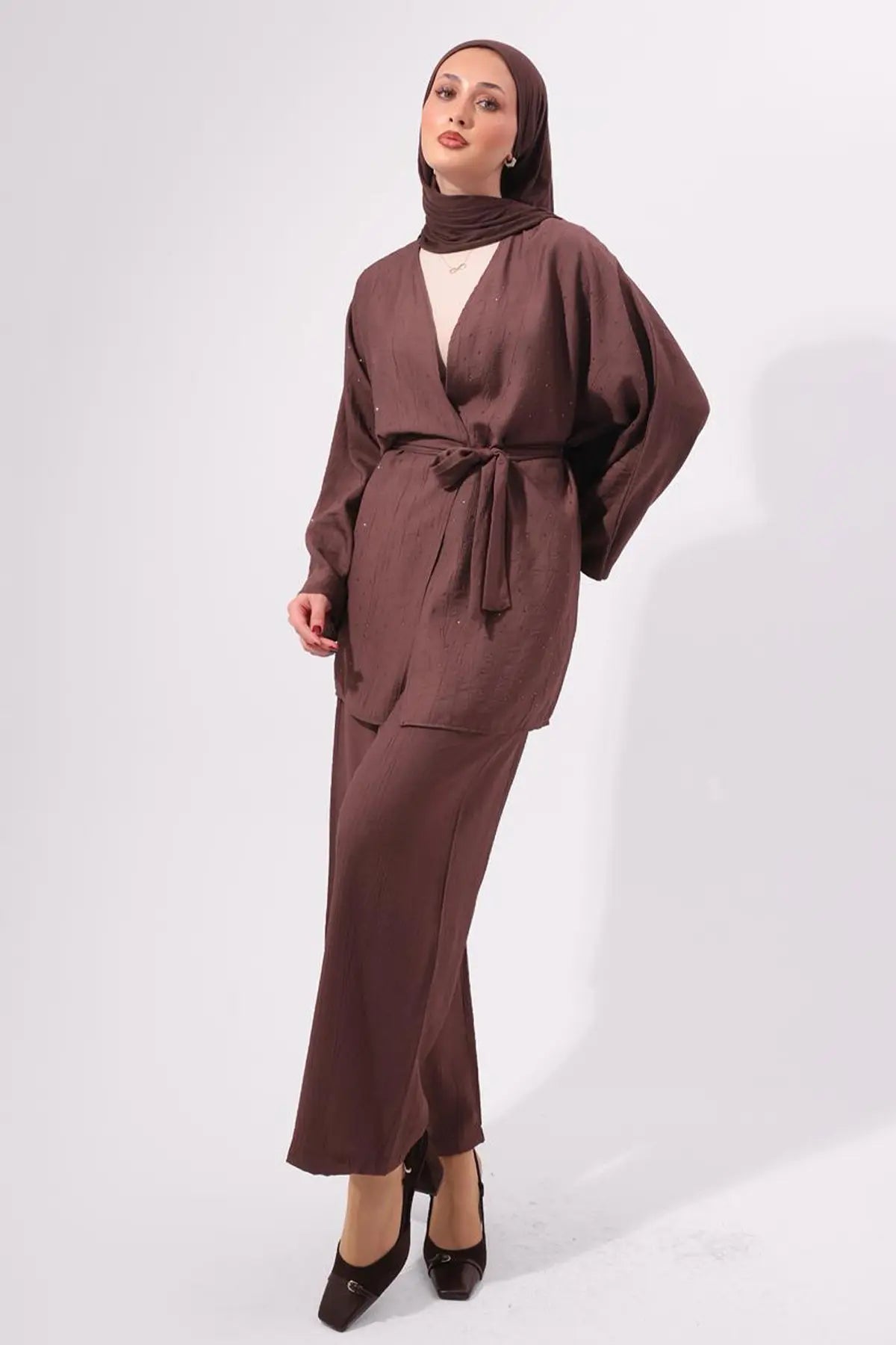Stone Embellished Two-piece Set, view 2