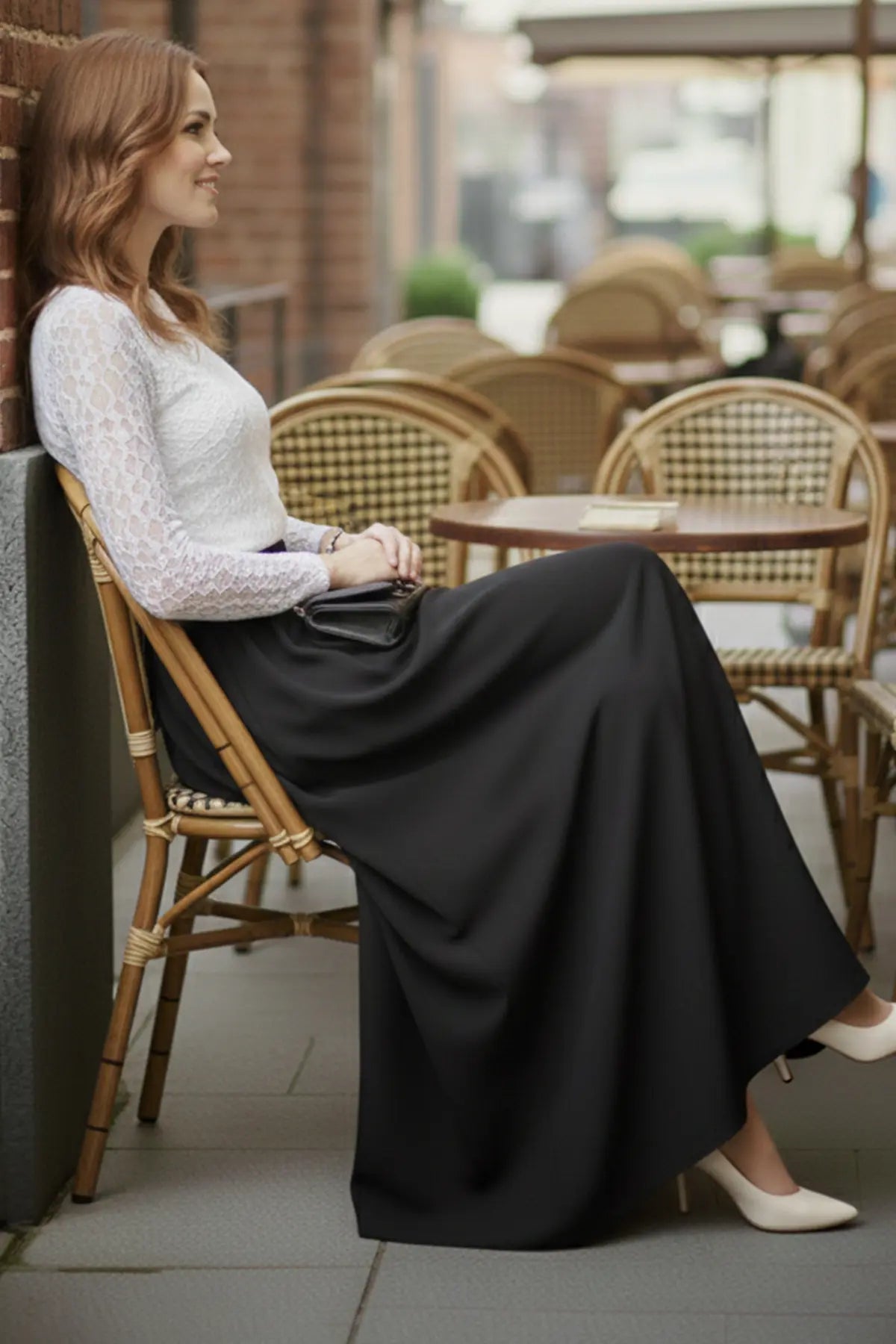 Elastic Waist Double Skirt, view 4