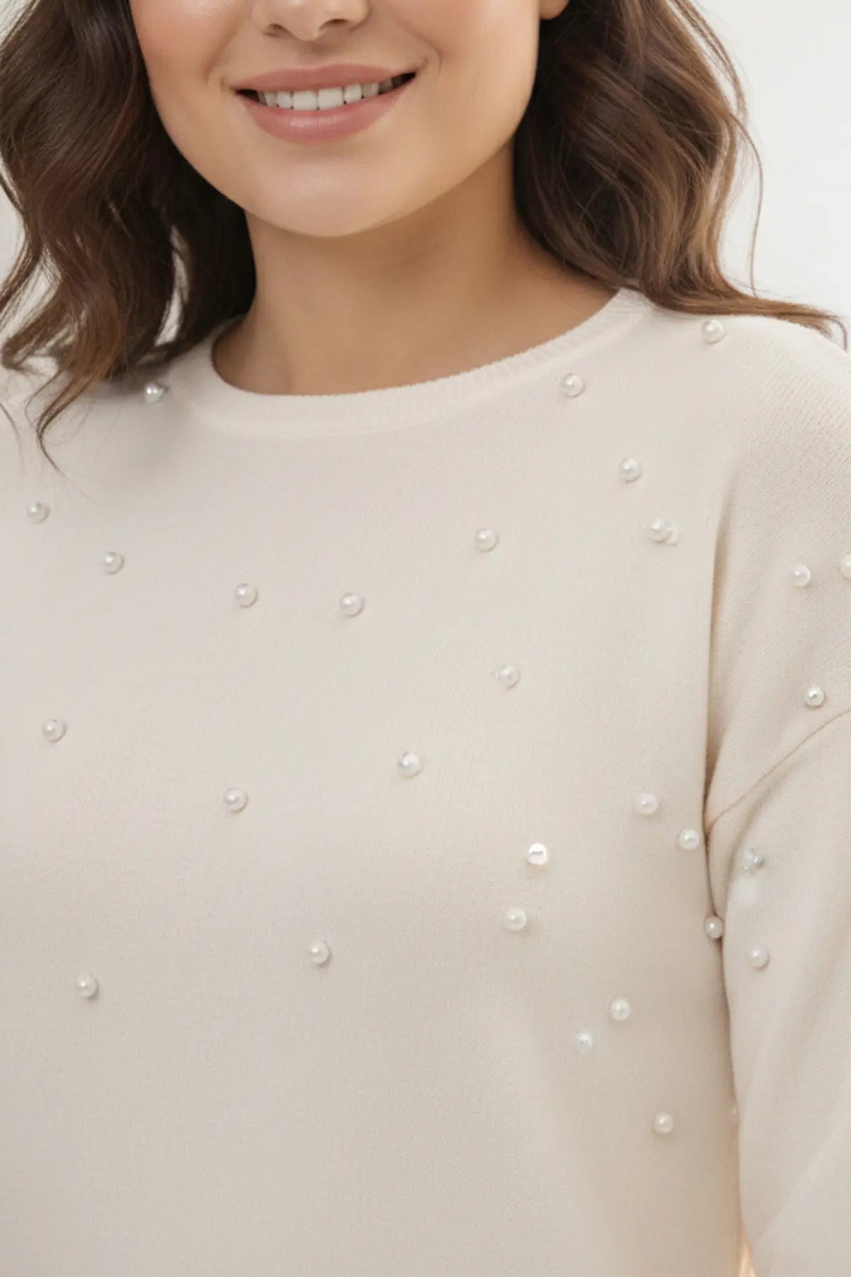 Stone Detail Knitted Tunic, view 3