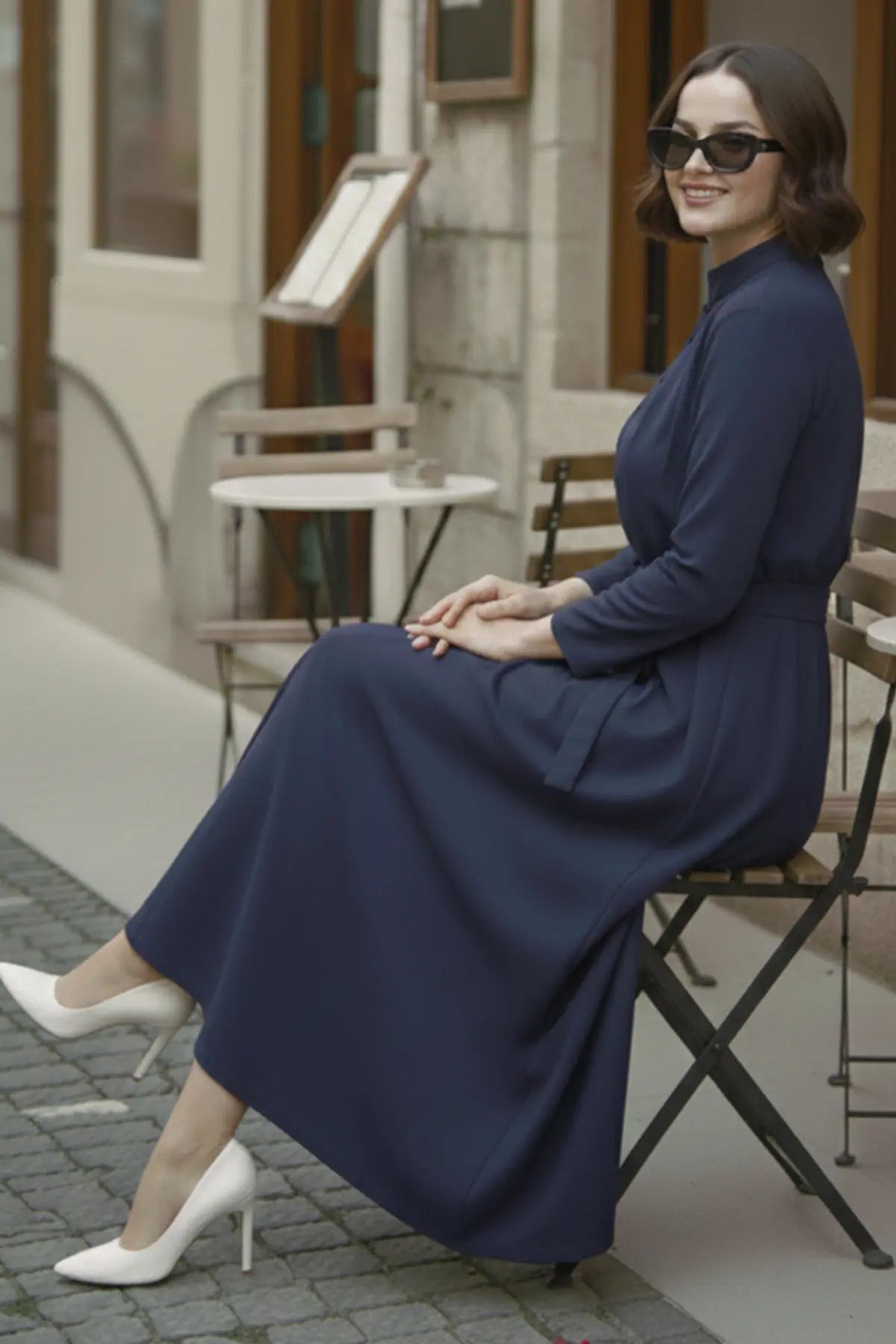 Buttoned Hijab Dress, view 2