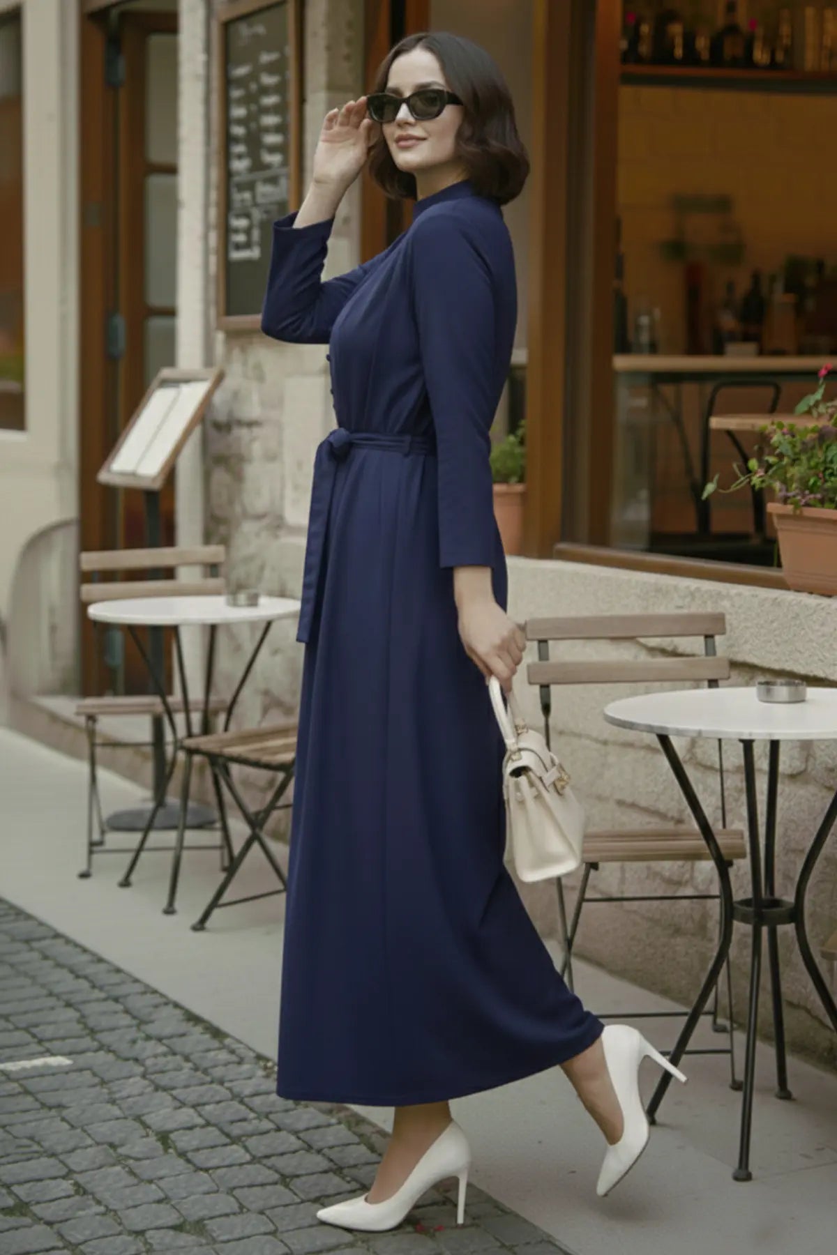 Buttoned Hijab Dress, view 2