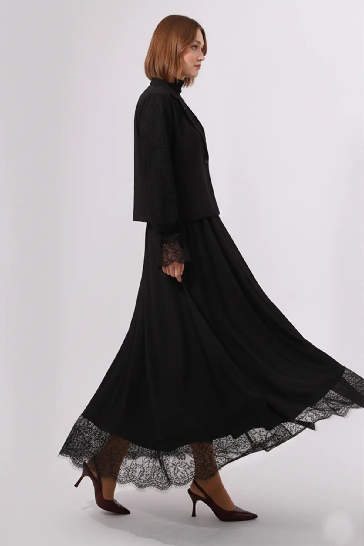 Lace Hijab Two-piece Set, view 5