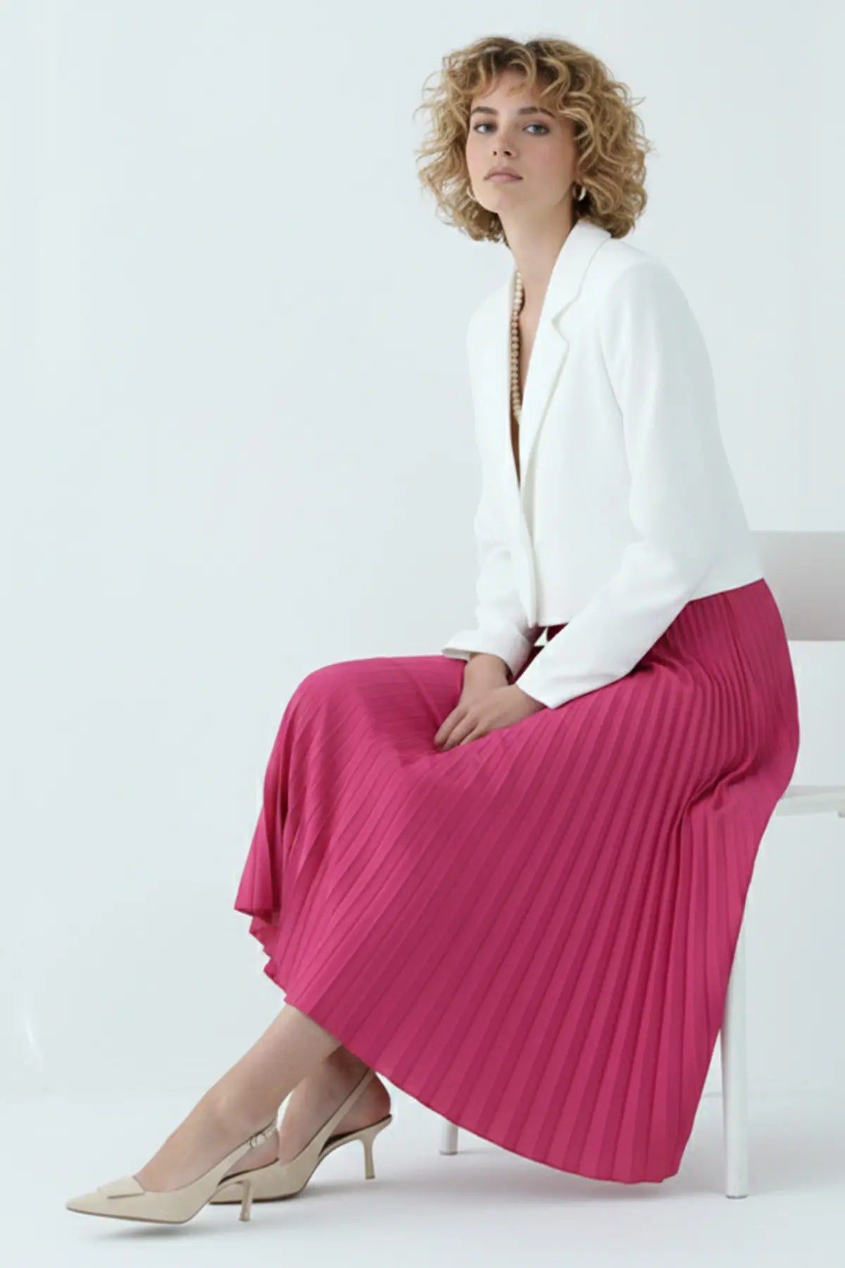Pleated Skirt, view 3