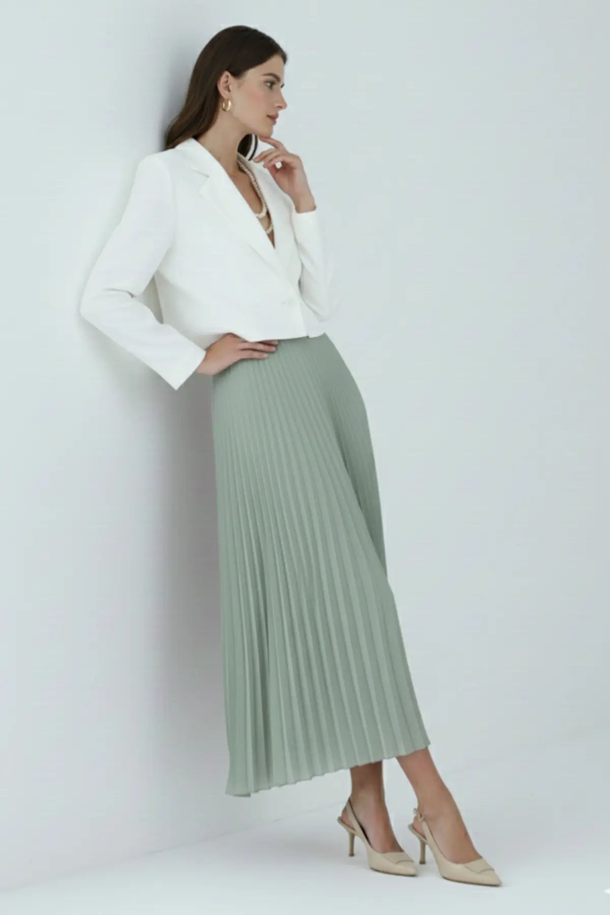 Pleated Skirt, view 3