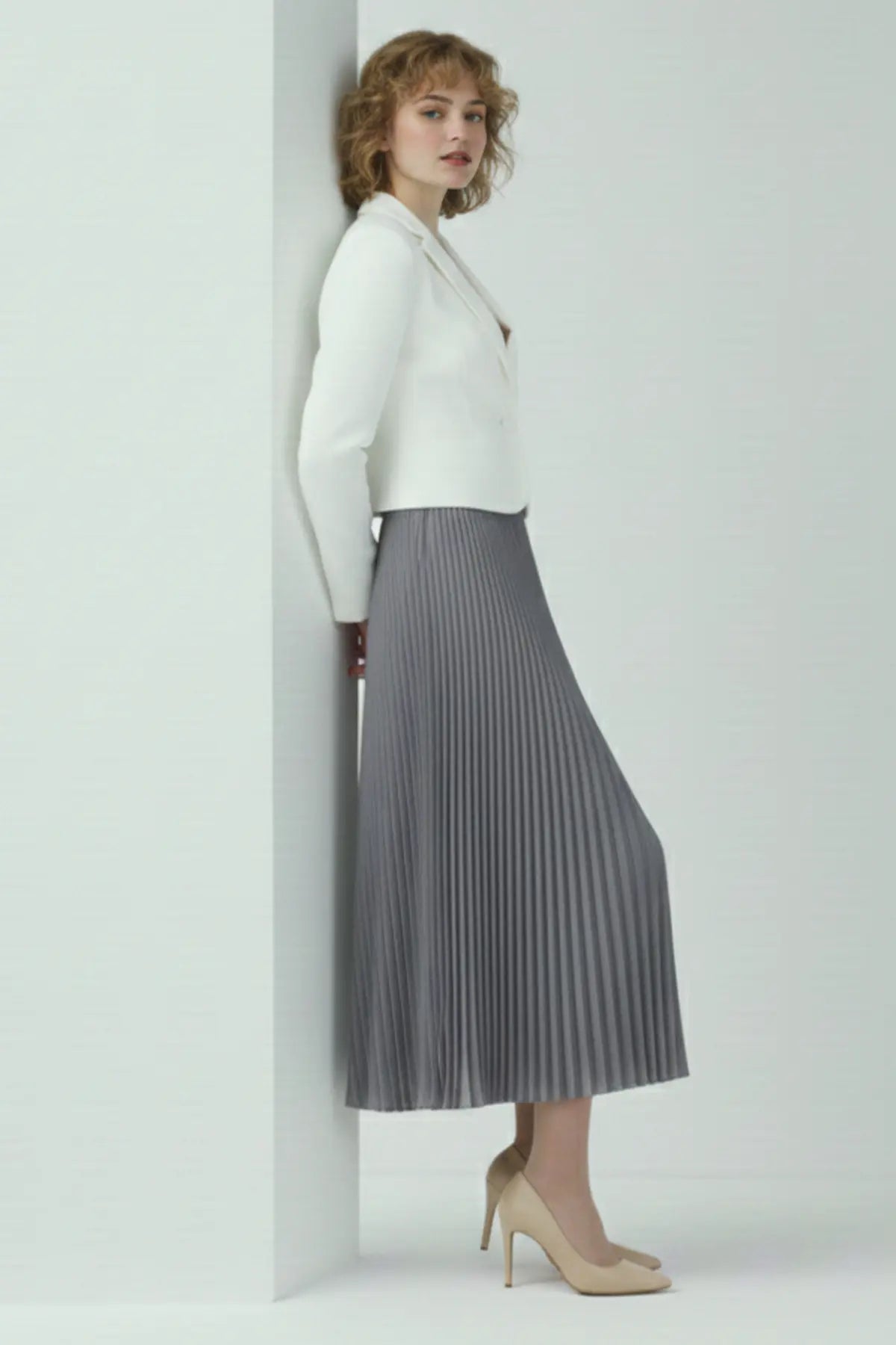 Pleated Skirt, view 3
