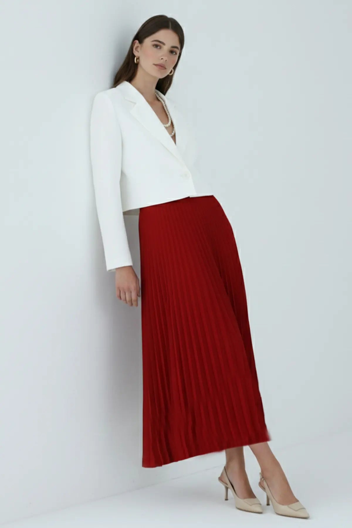 Pleated Skirt, view 3