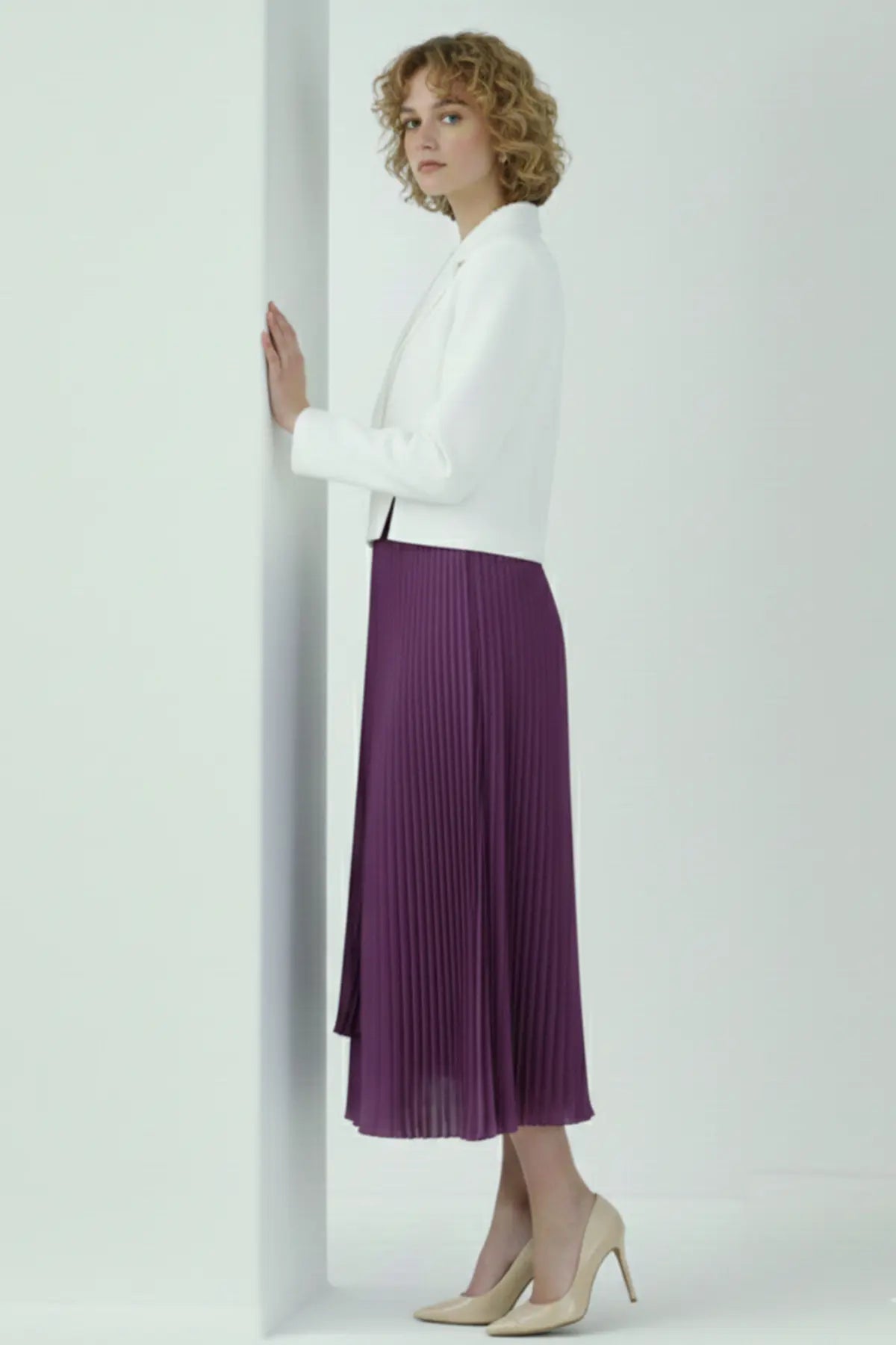 Pleated Skirt, view 3