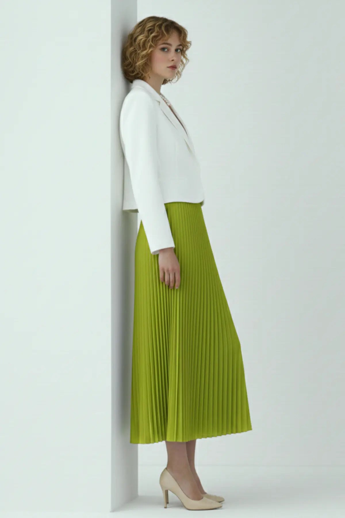 Pleated Skirt, view 3