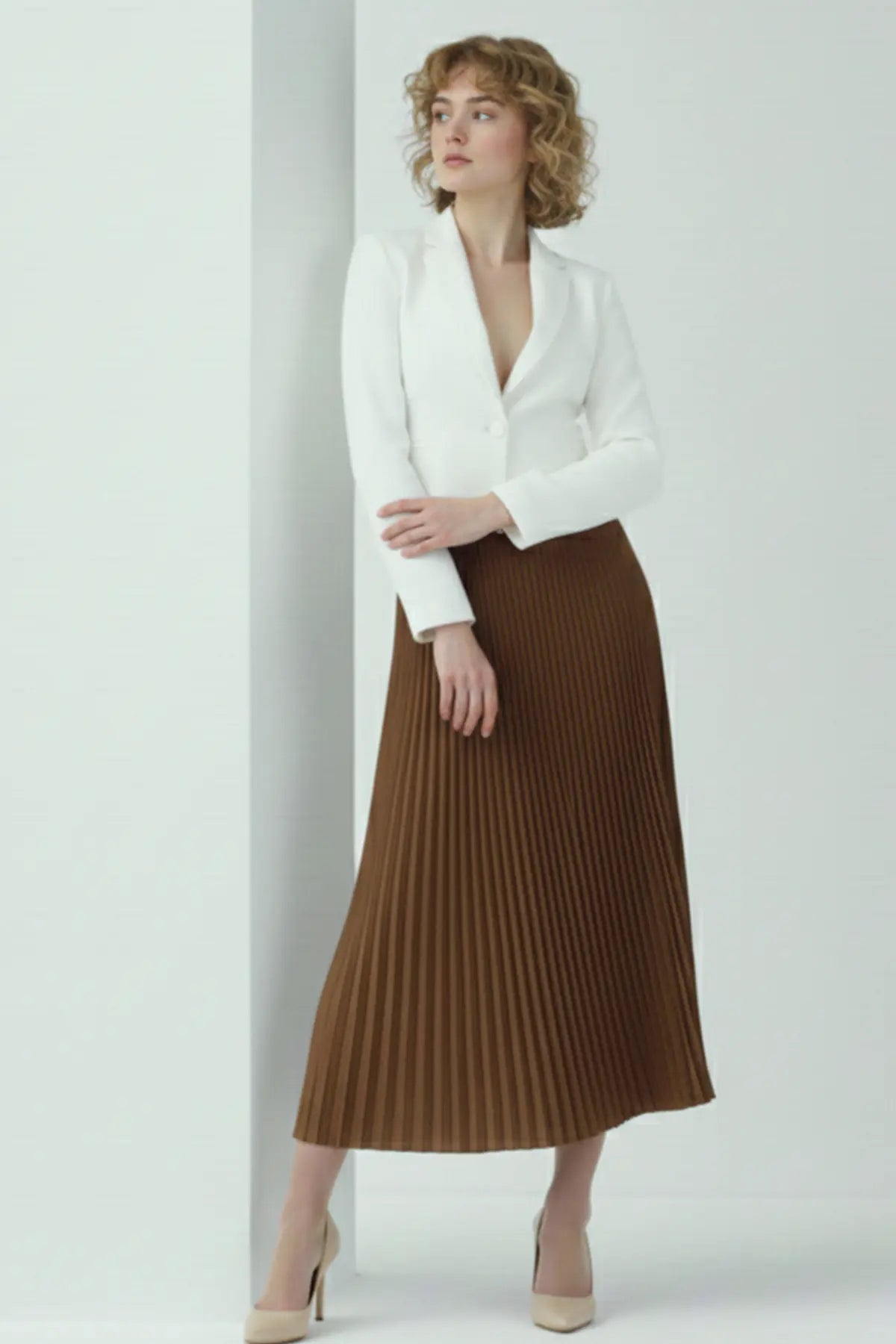 Pleated Skirt, view 3